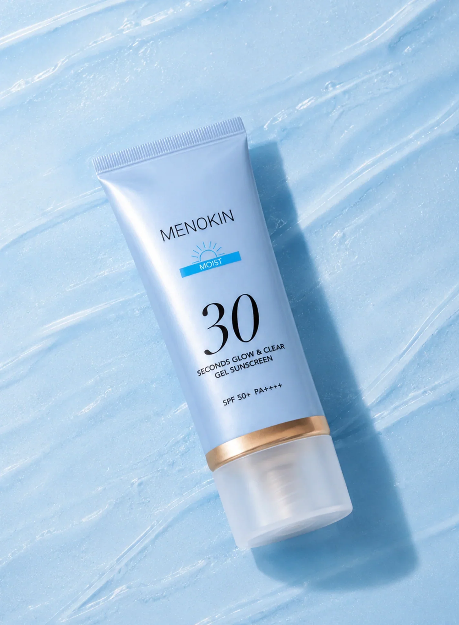30 Seconds Glow & Clear Gel Sunscreen Moist SPF50+ PA++++ (50ml) - Image 2