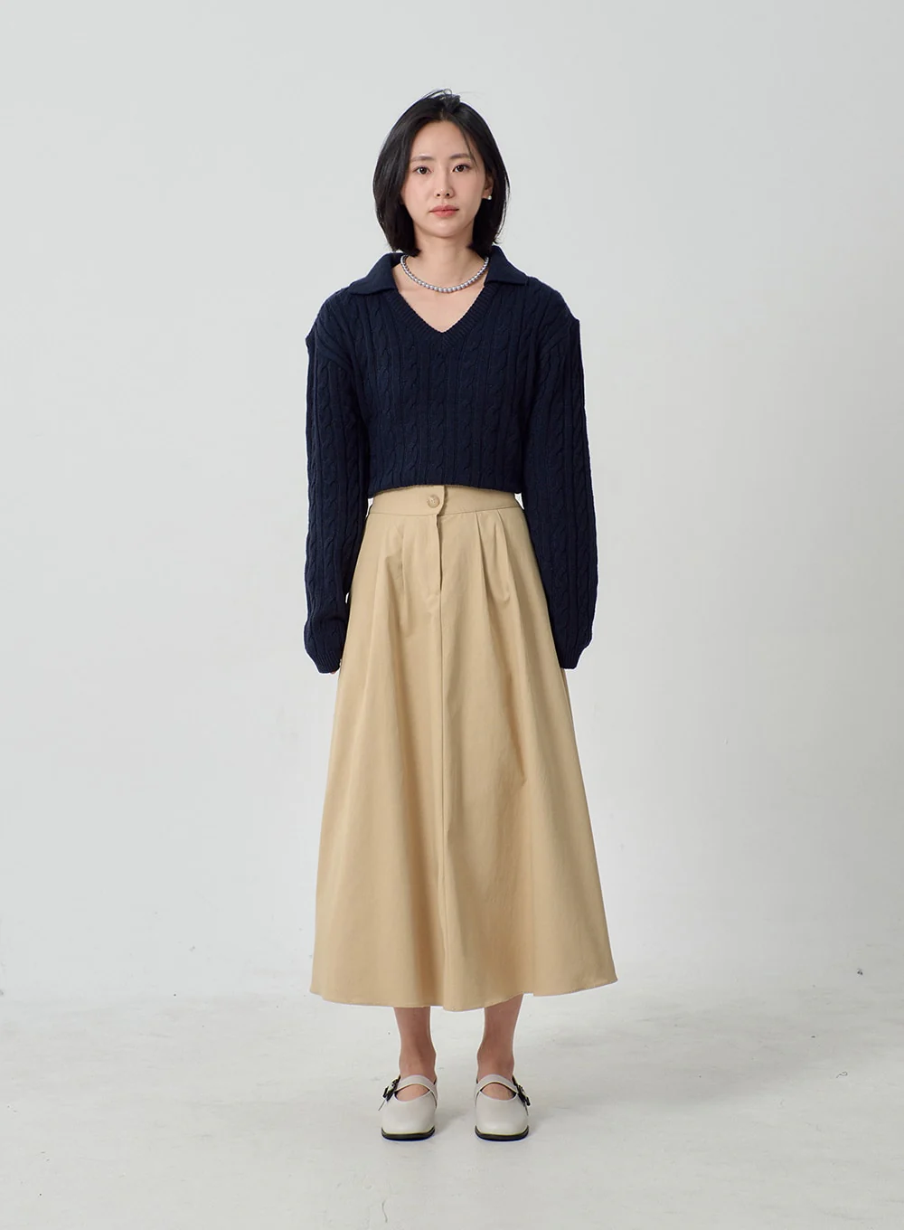 A-Line Maxi Skirt OF301 - Image 11