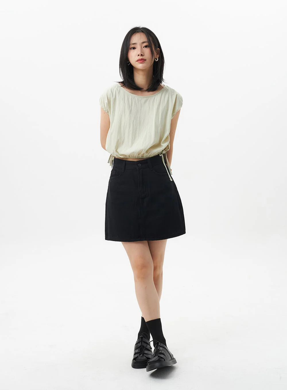 A-Line Mini Skirt OL303 - Image 3