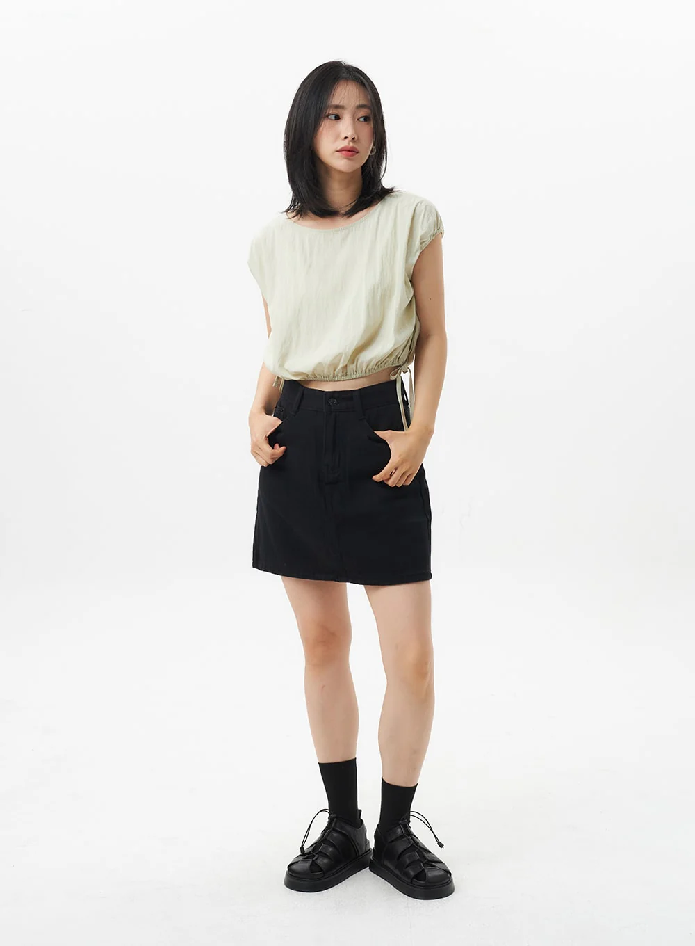 A-Line Mini Skirt OL303 - Image 7