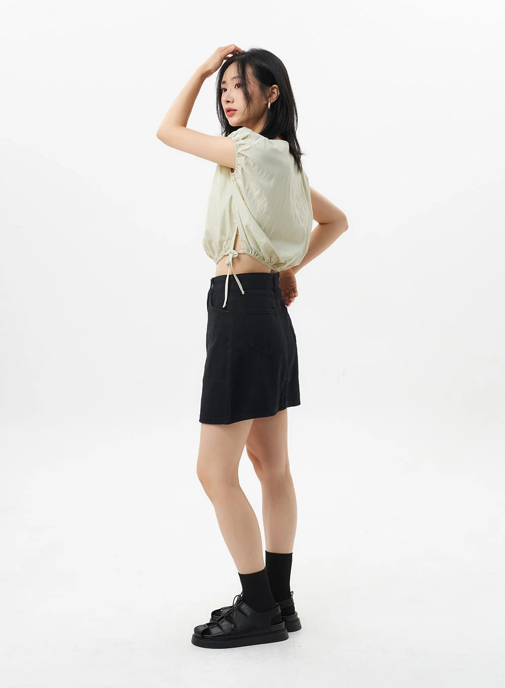 A-Line Mini Skirt OL303 - Image 8