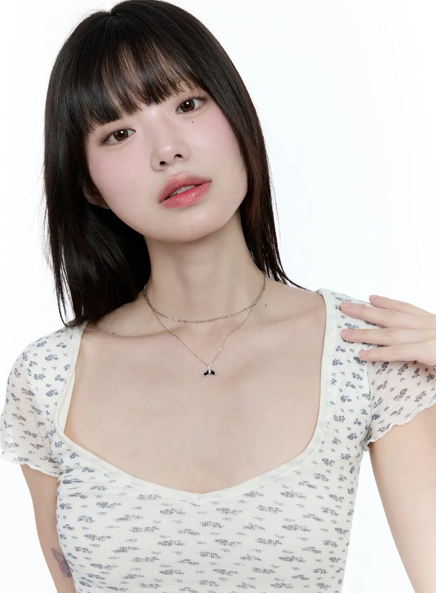 [ACC] Castleton Little Black Tail Necklace IG507 - Image 2