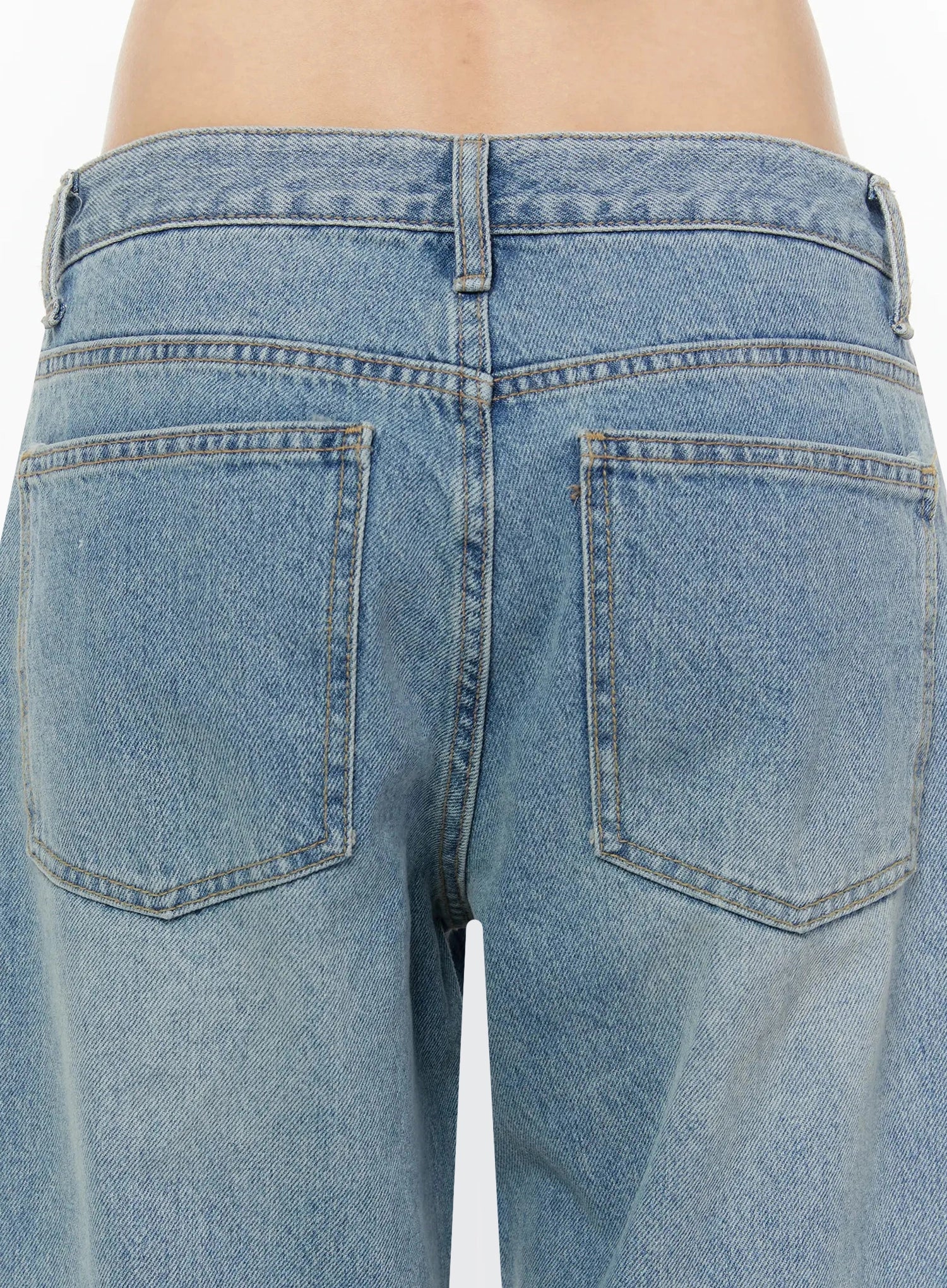 Adeya Cuffed Straight Jeans IU524 - Image 12