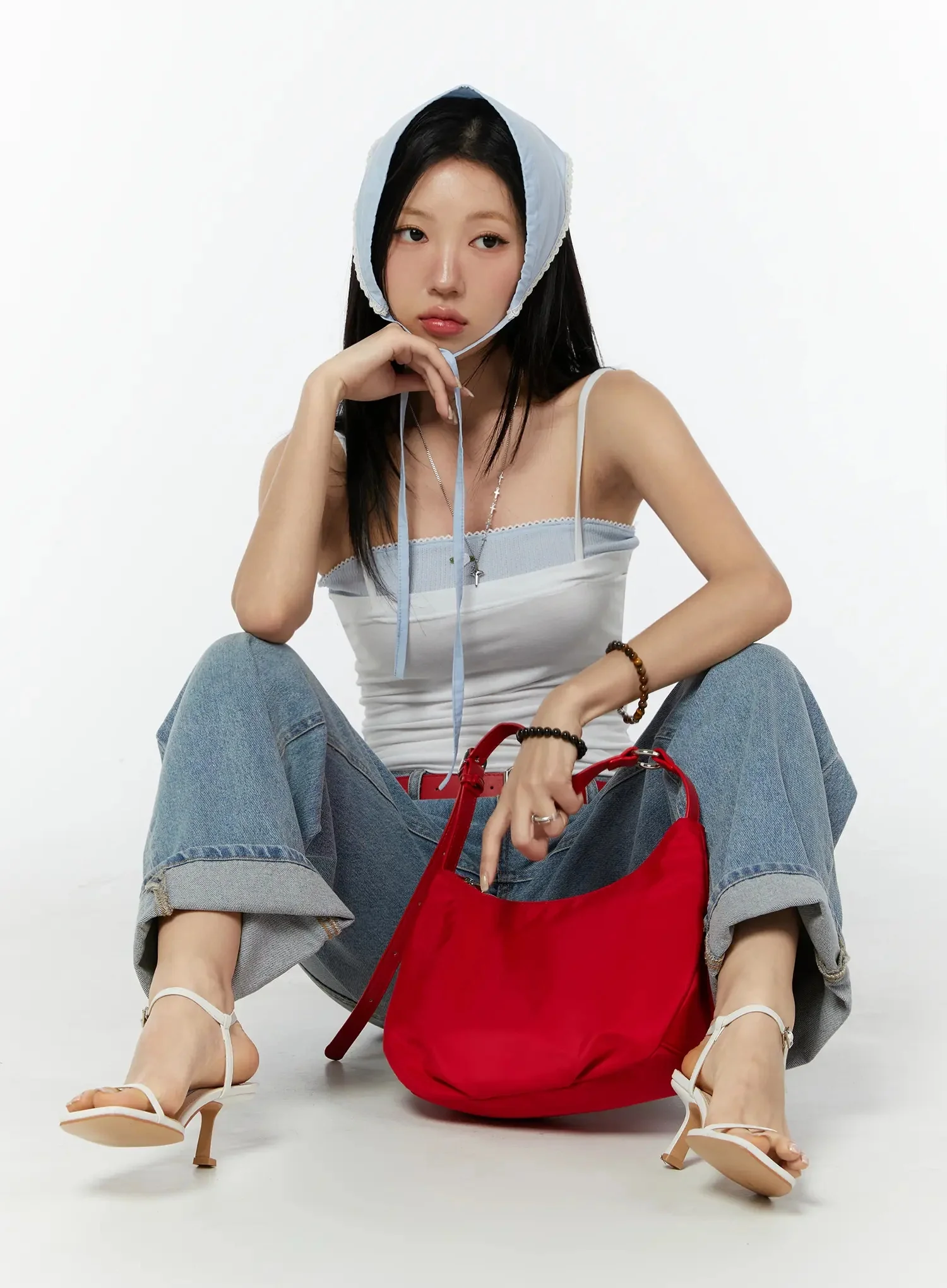 Adeya Cuffed Straight Jeans IU524 - Image 13