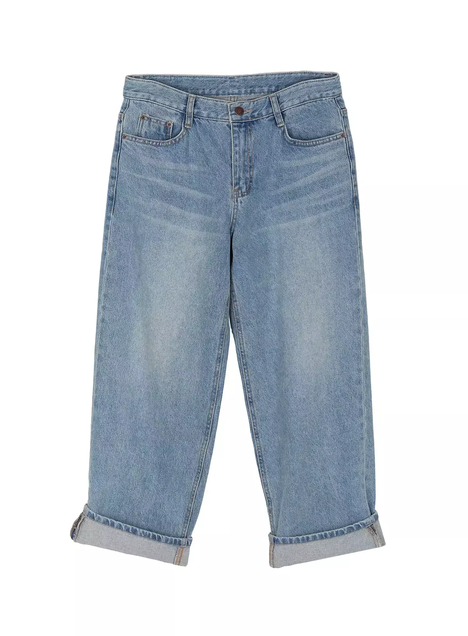 Adeya Cuffed Straight Jeans IU524 - Image 14