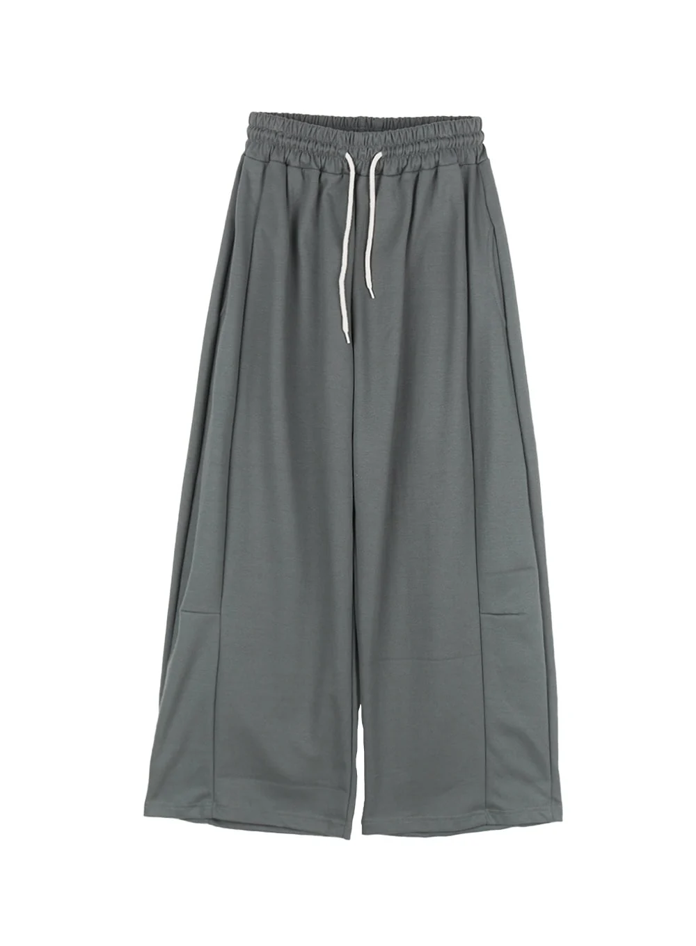Adjustable Pintuck Wide-Leg Sweatpants CY521 - Image 8