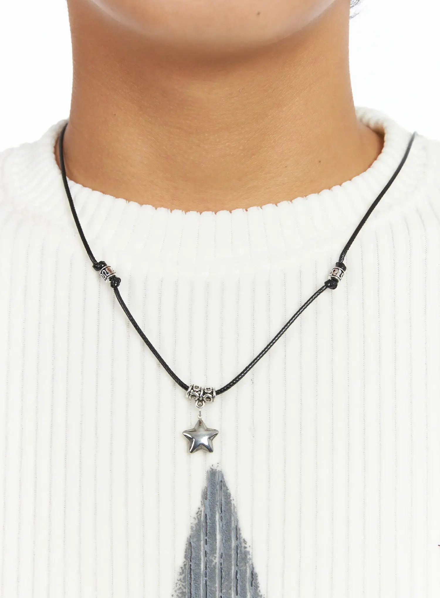 Adjustable Star Charm Necklace IJ512 - Image 3