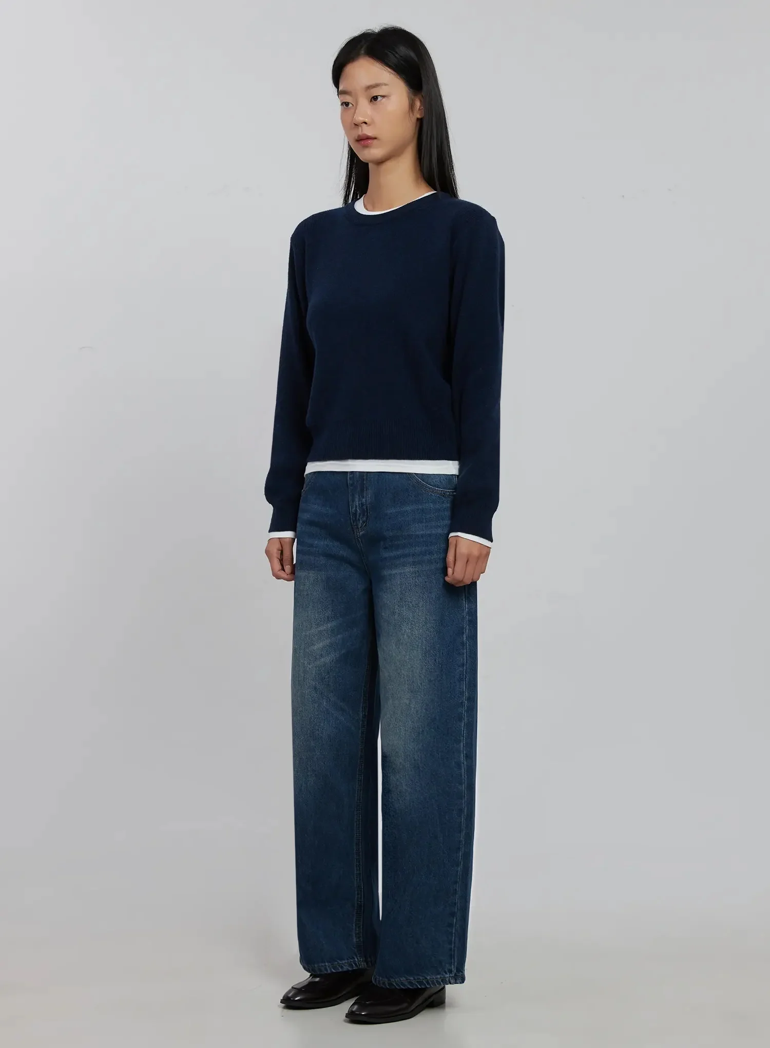 Alaina Wide Leg Jeans IJ508 - Image 7
