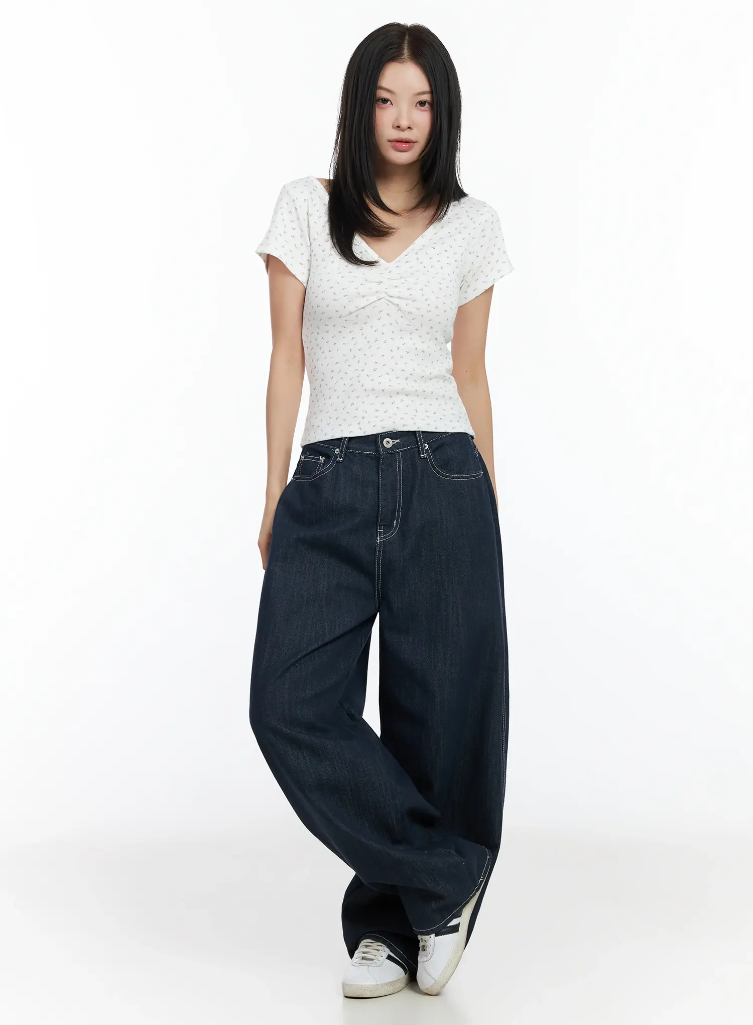 Alaya Semi-Balloon Denim Jeans IM524 - Image 6