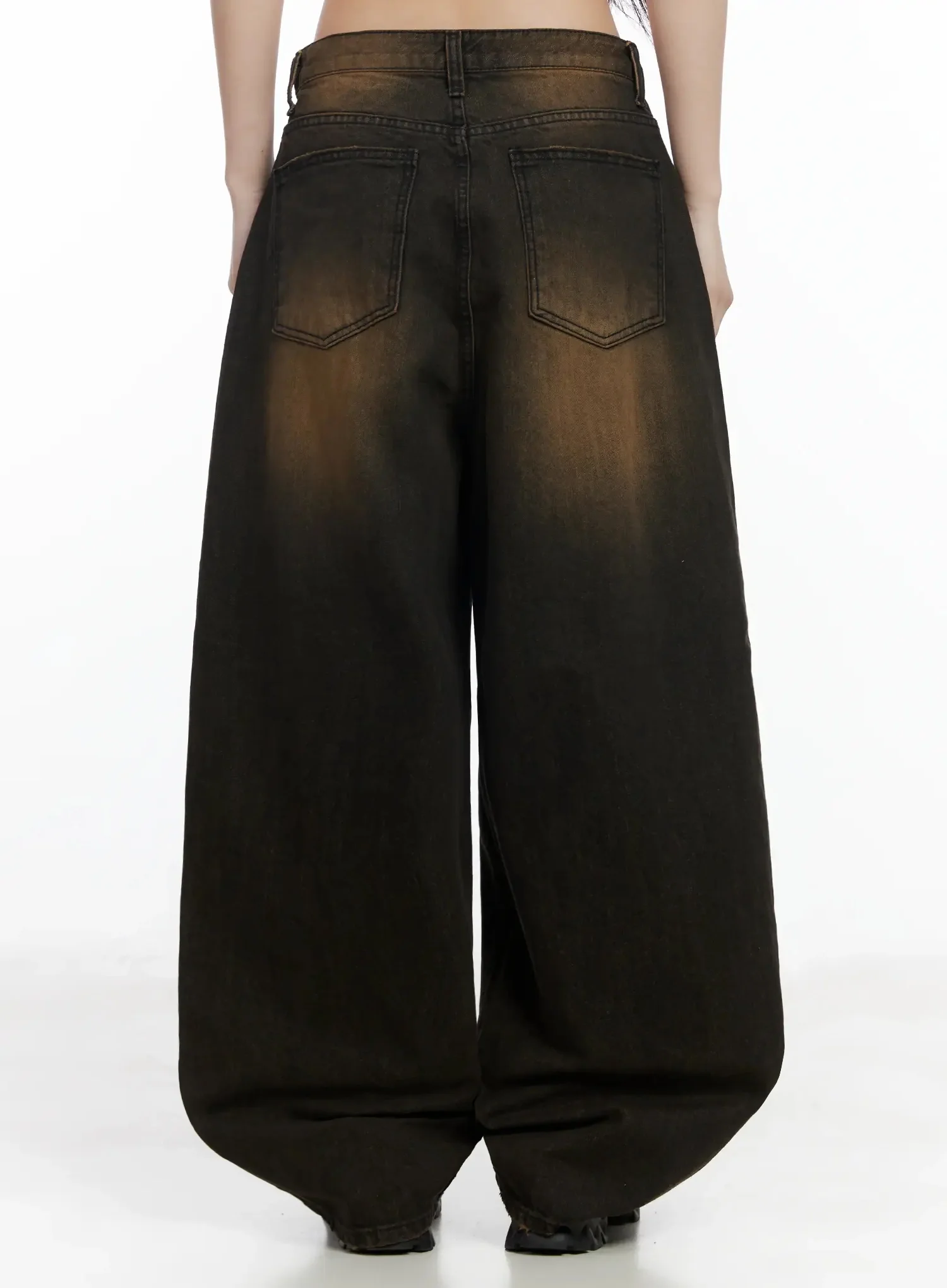 Alayna Vintage Wash Baggy Jeans IM502 - Image 11