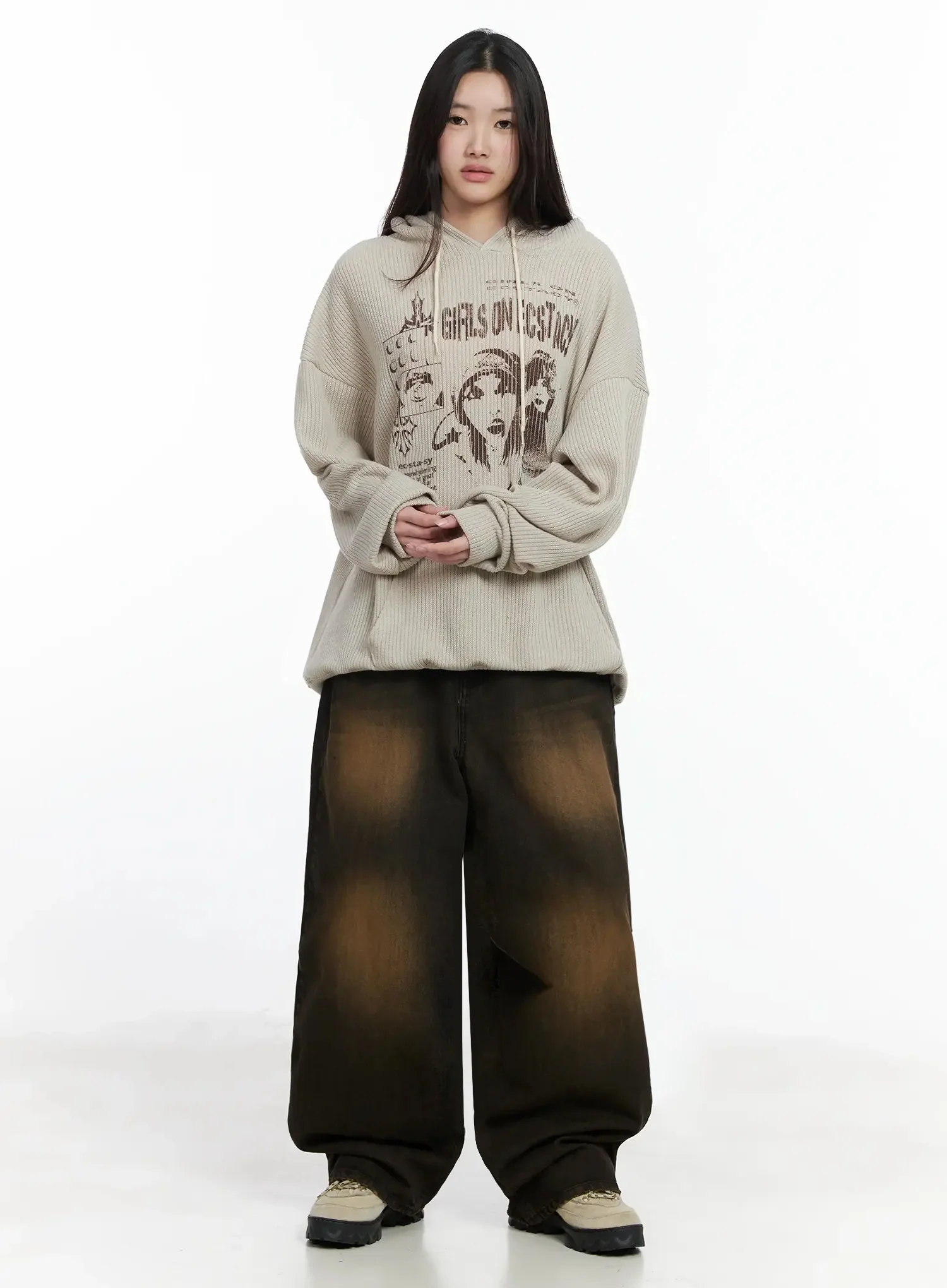 Alayna Vintage Wash Baggy Jeans IM502 - Image 6