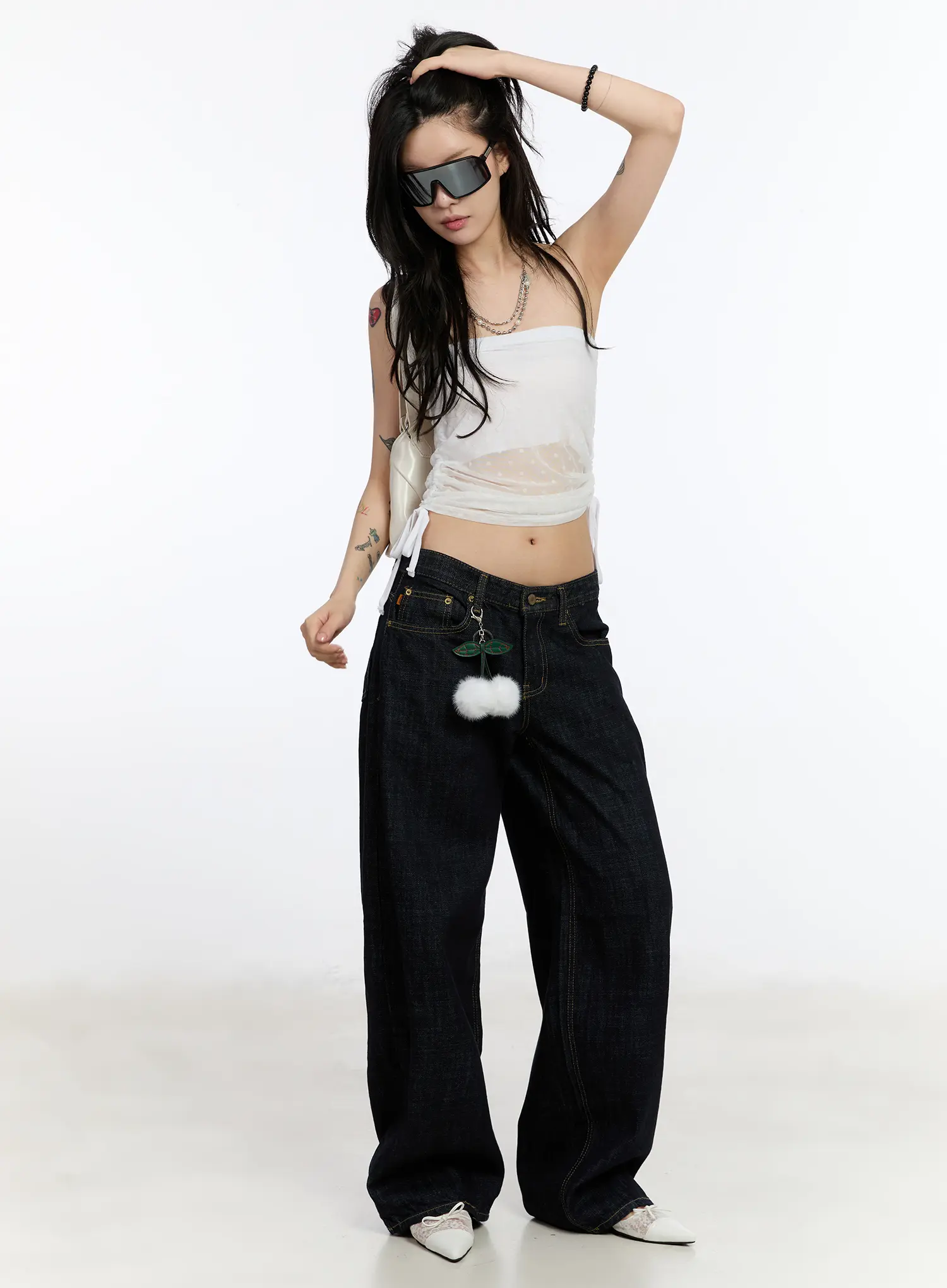 Aleia Dark Washed Jeans CA506 - Image 2