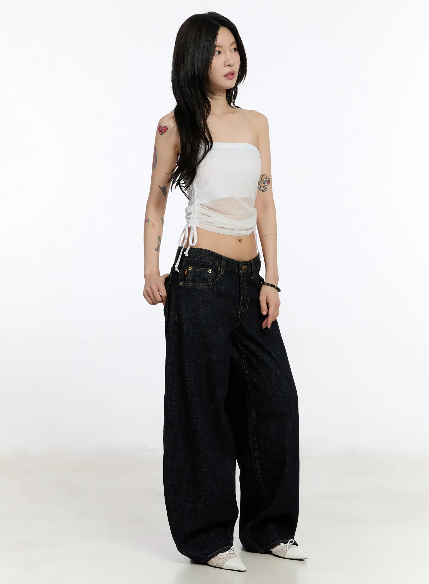 Aleia Dark Washed Jeans CA506 - Image 5