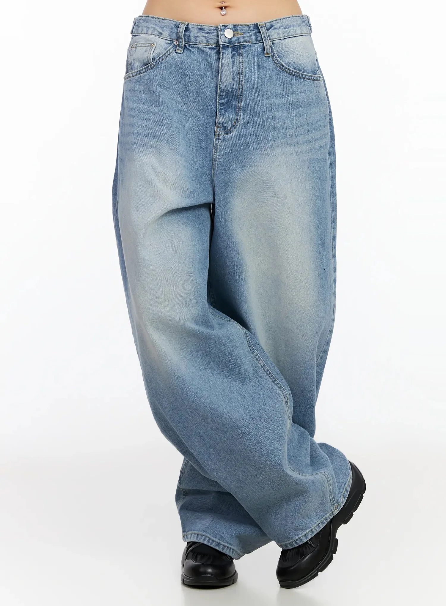 Aleyna Wide Leg Jeans IA523 - Image 10