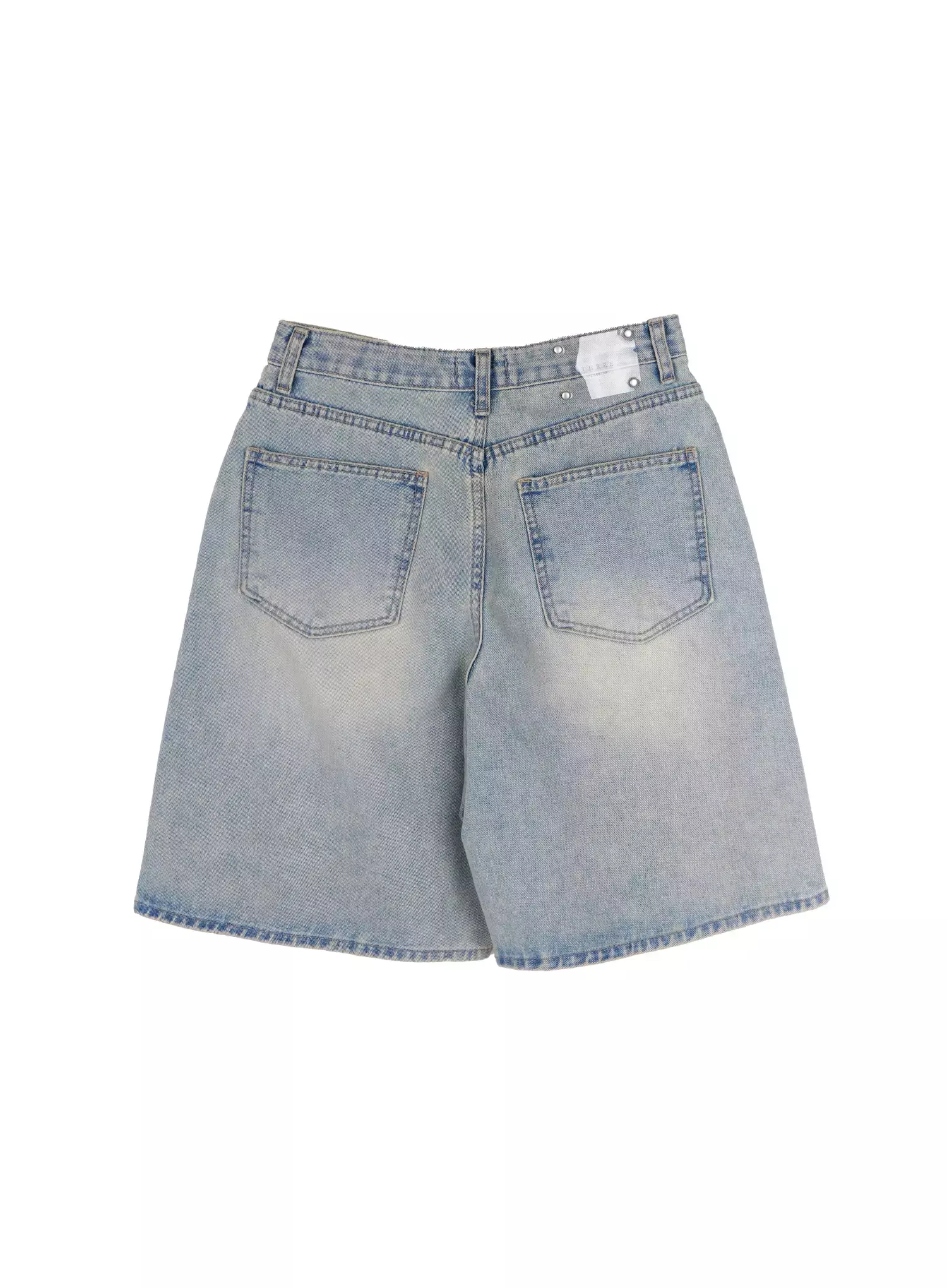 Ali Casual Washed Bermuda Shorts IY525 - Image 17