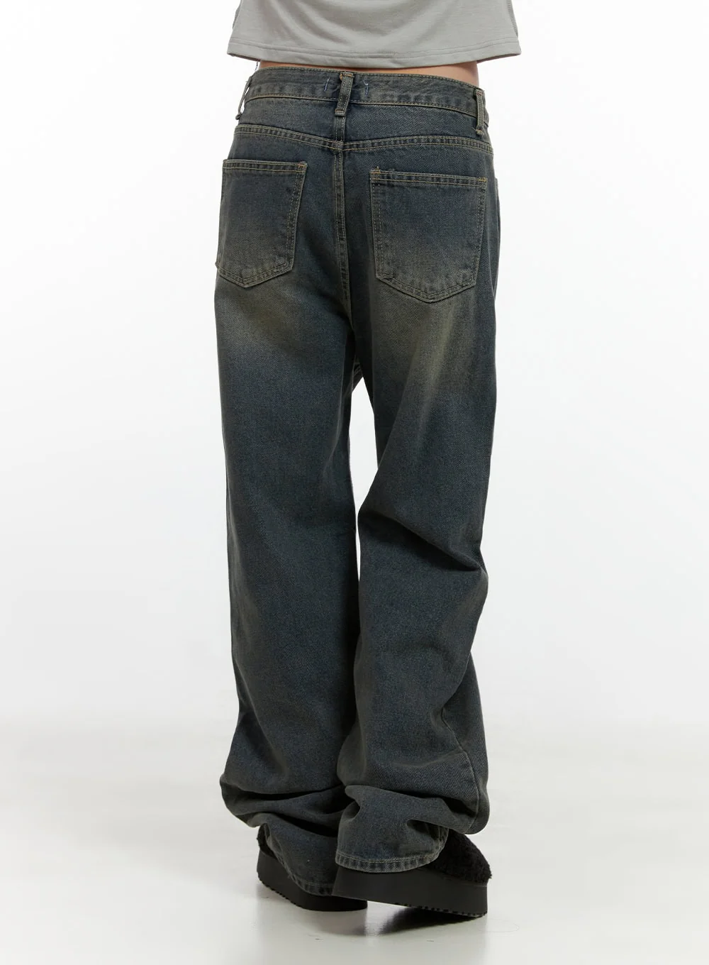 Alina Washed Wide-Leg Jeans CN407 - Image 5
