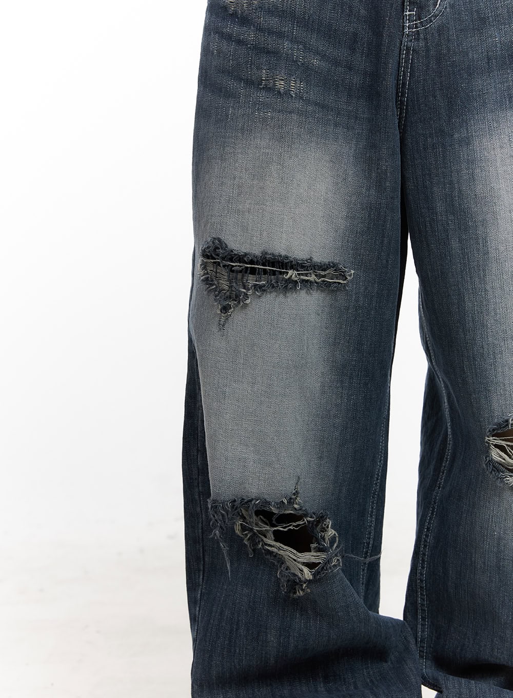 Alison Destroyed Baggy Jeans CJ523 - Image 4