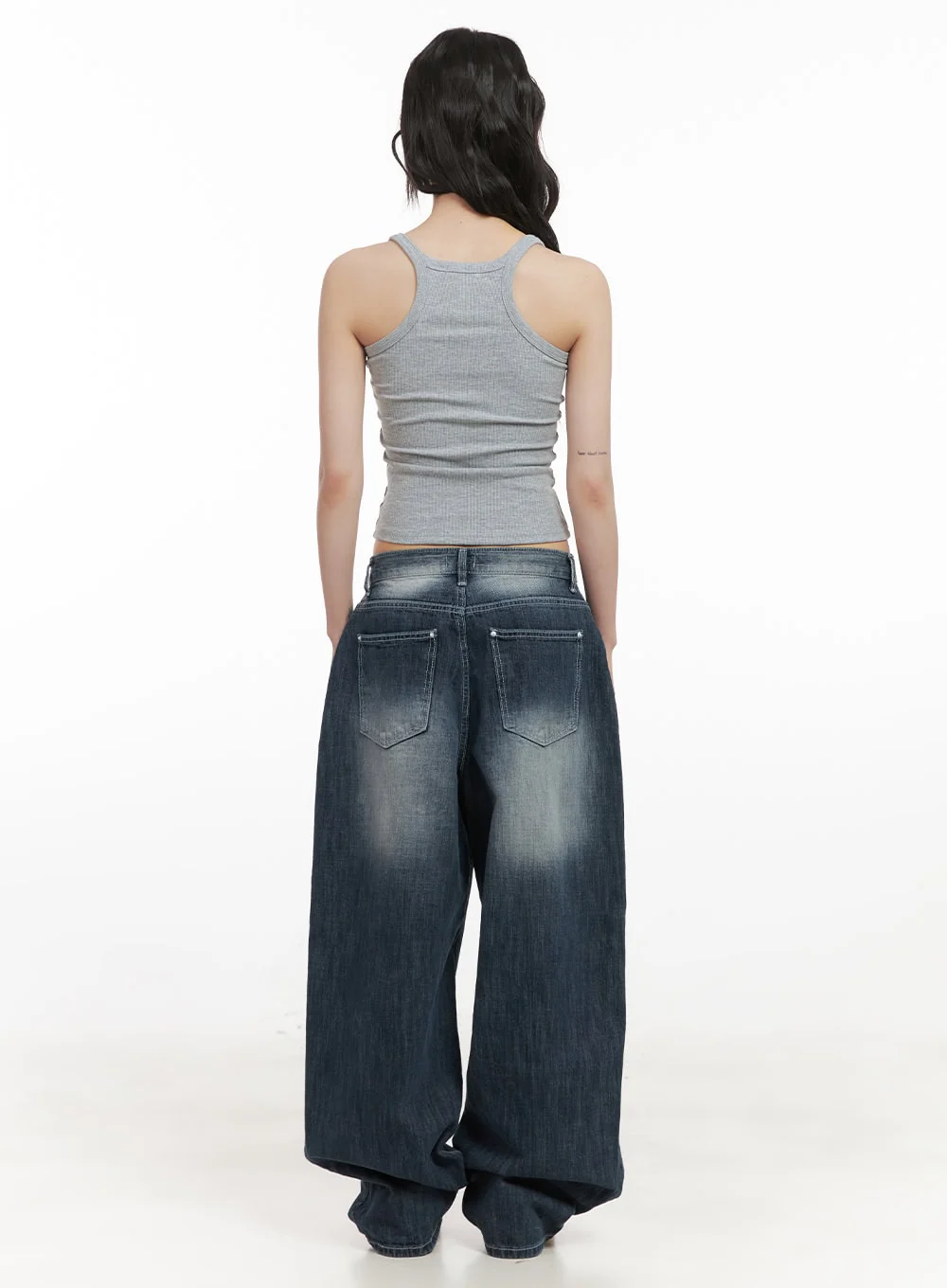 Alison Destroyed Baggy Jeans CJ523 - Image 8