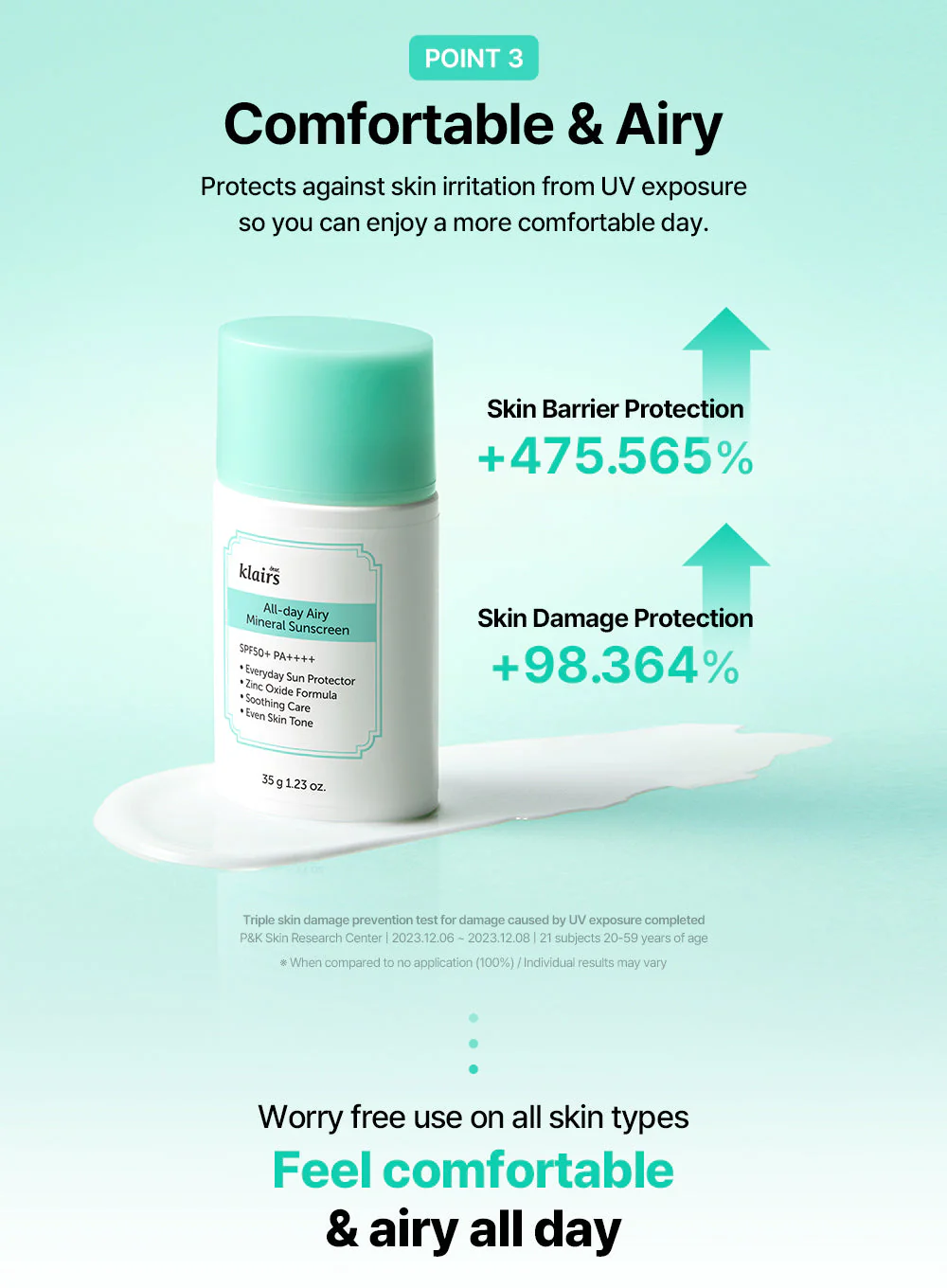 All-day Airy Mineral Sunscreen 1+1 Special set (35g * 2ea) - Image 10