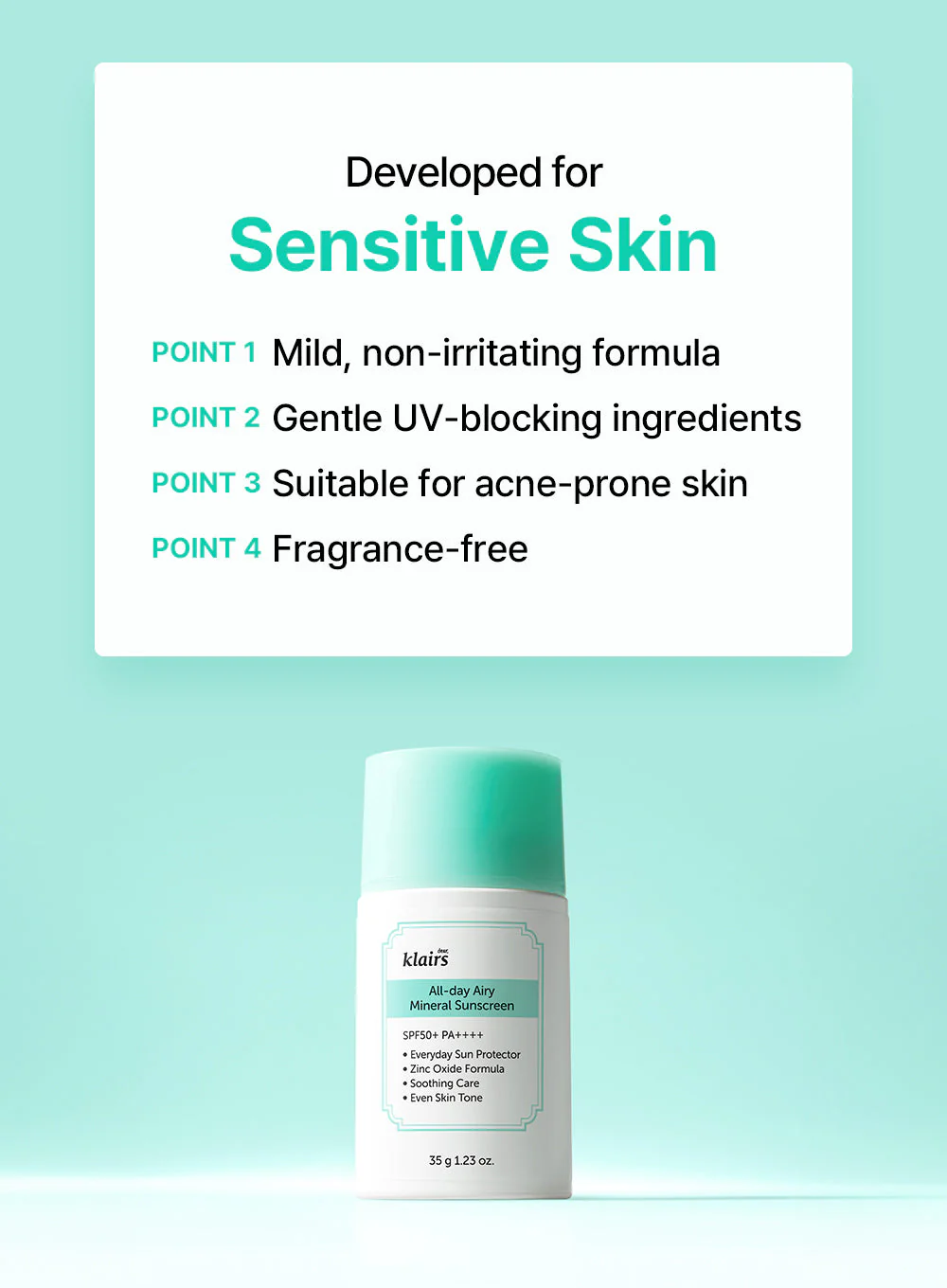 All-day Airy Mineral Sunscreen 1+1 Special set (35g * 2ea) - Image 19