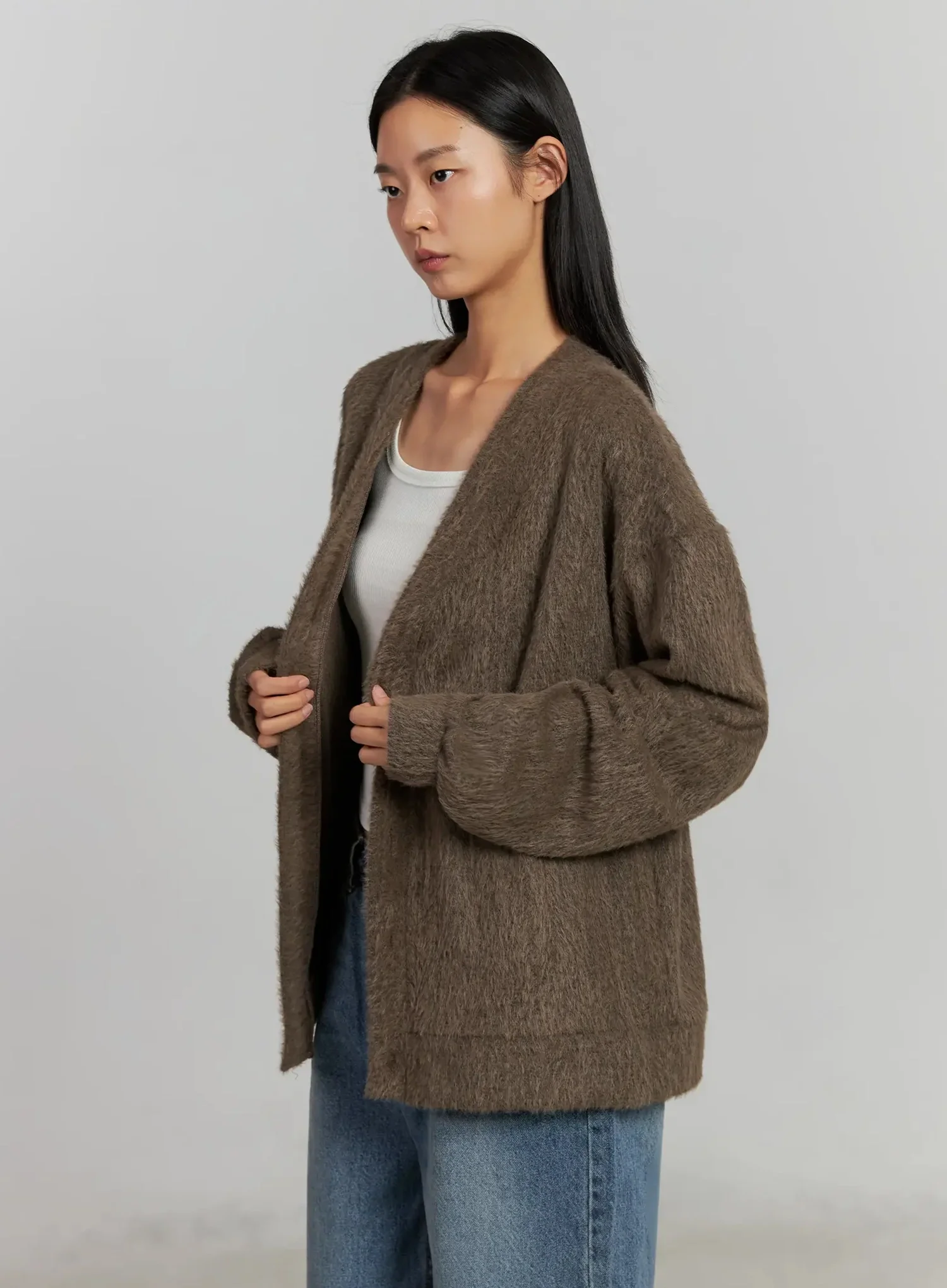 Alpaca Knit Cardigan IJ505 - Image 15