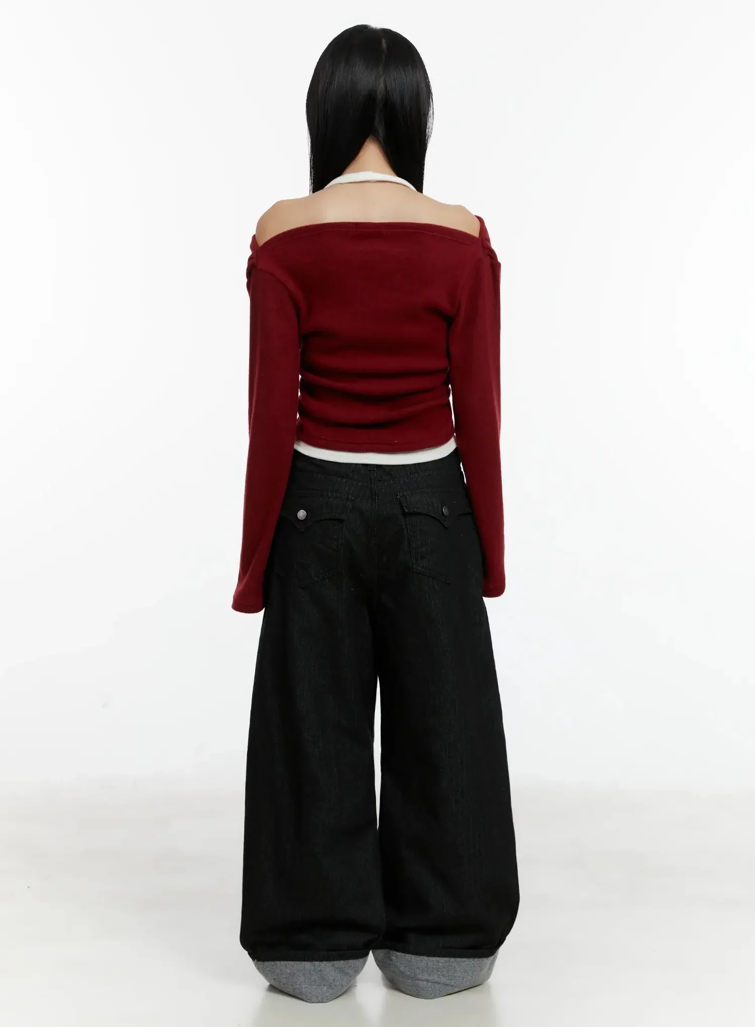 Amyra Baggy Striped Jeans ID525 - Image 10