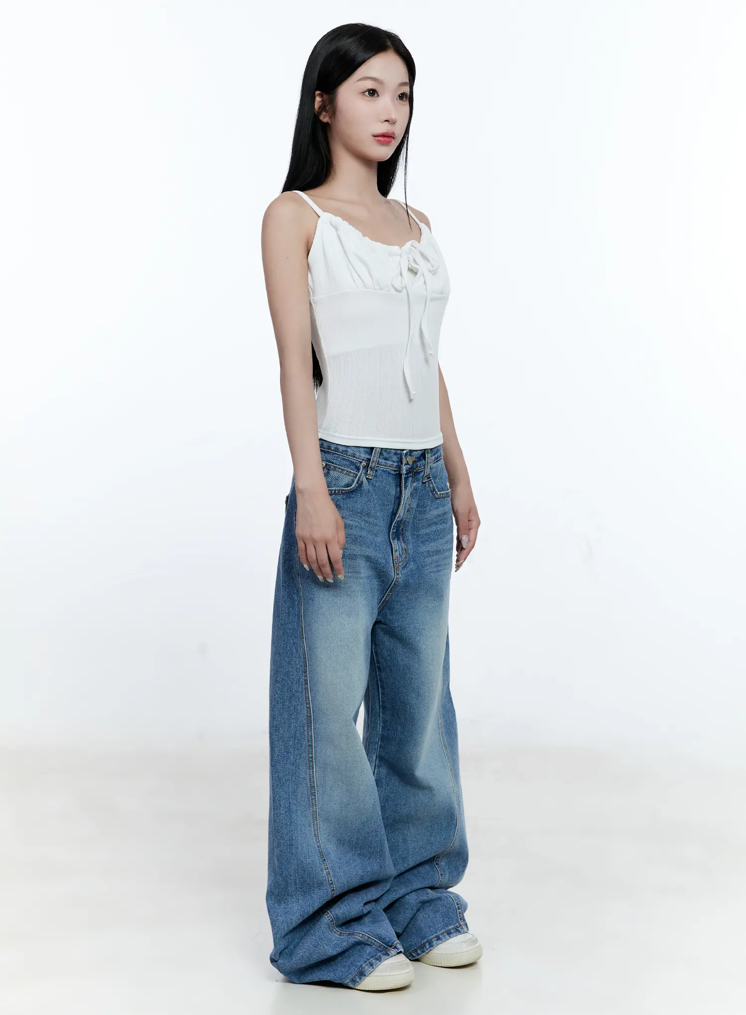Ana Wide-Leg Denim Jeans CG507 - Image 4