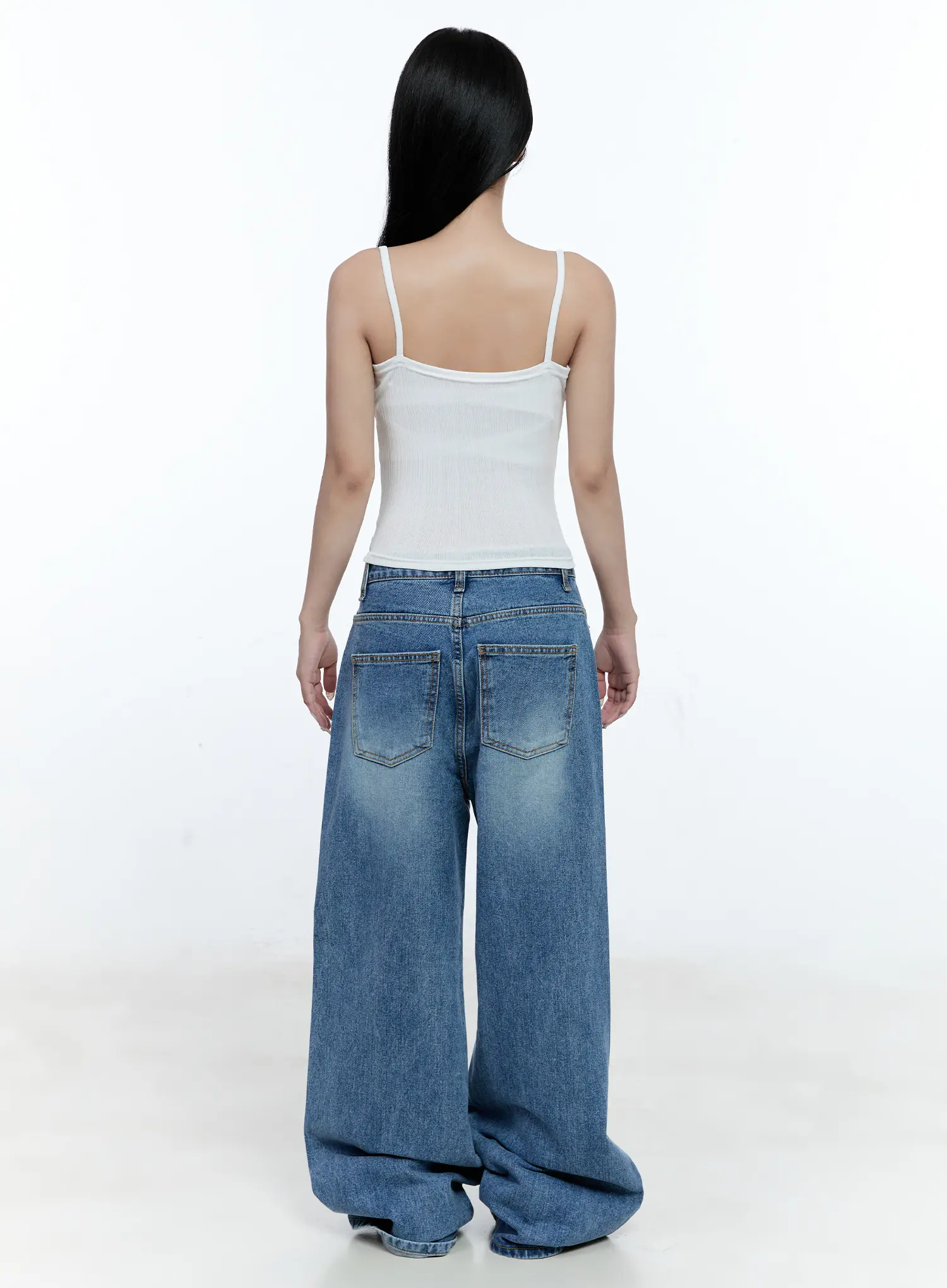Ana Wide-Leg Denim Jeans CG507 - Image 8