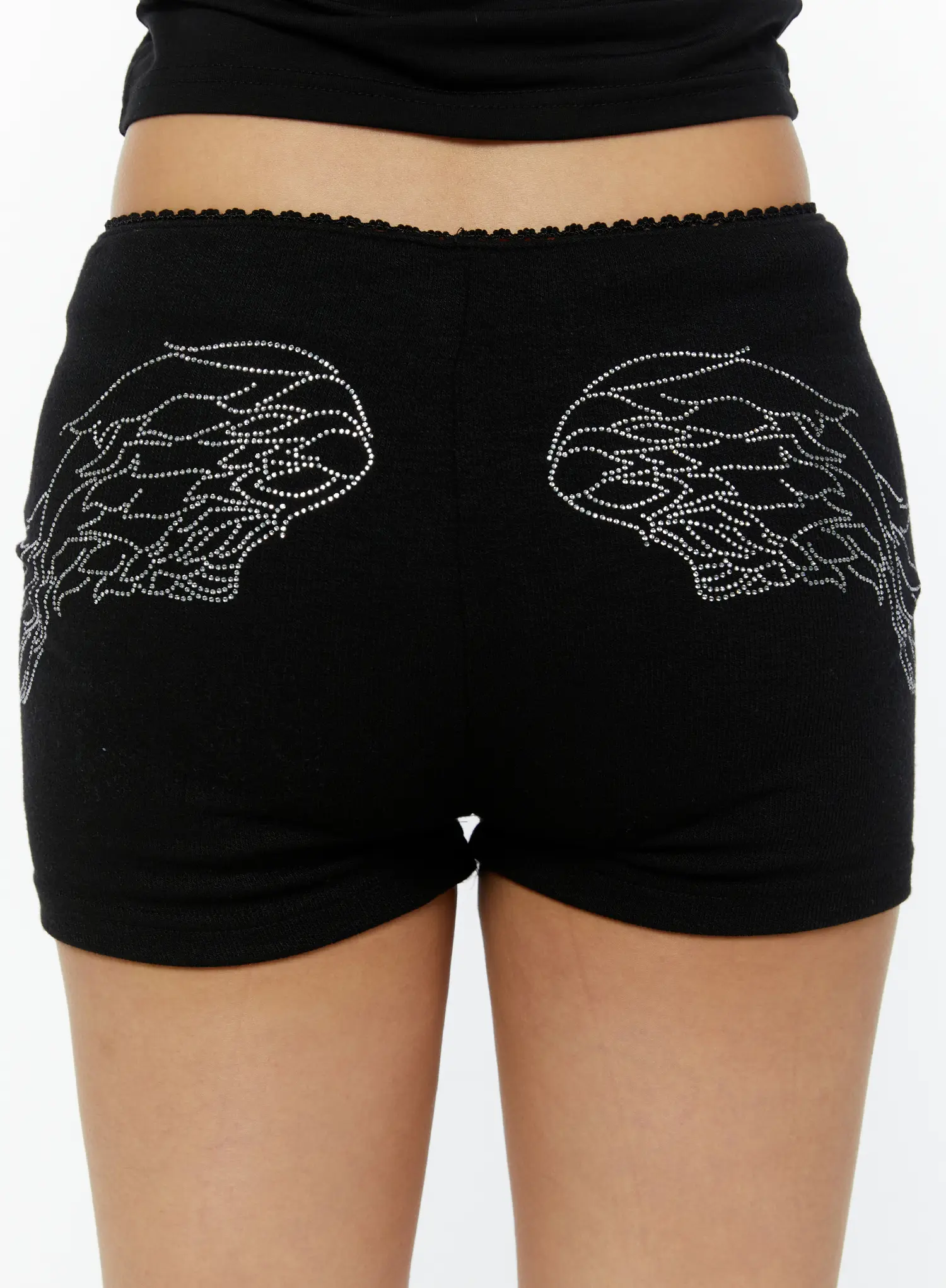 Angel Wing Graphic Shorts CY521 - Image 6