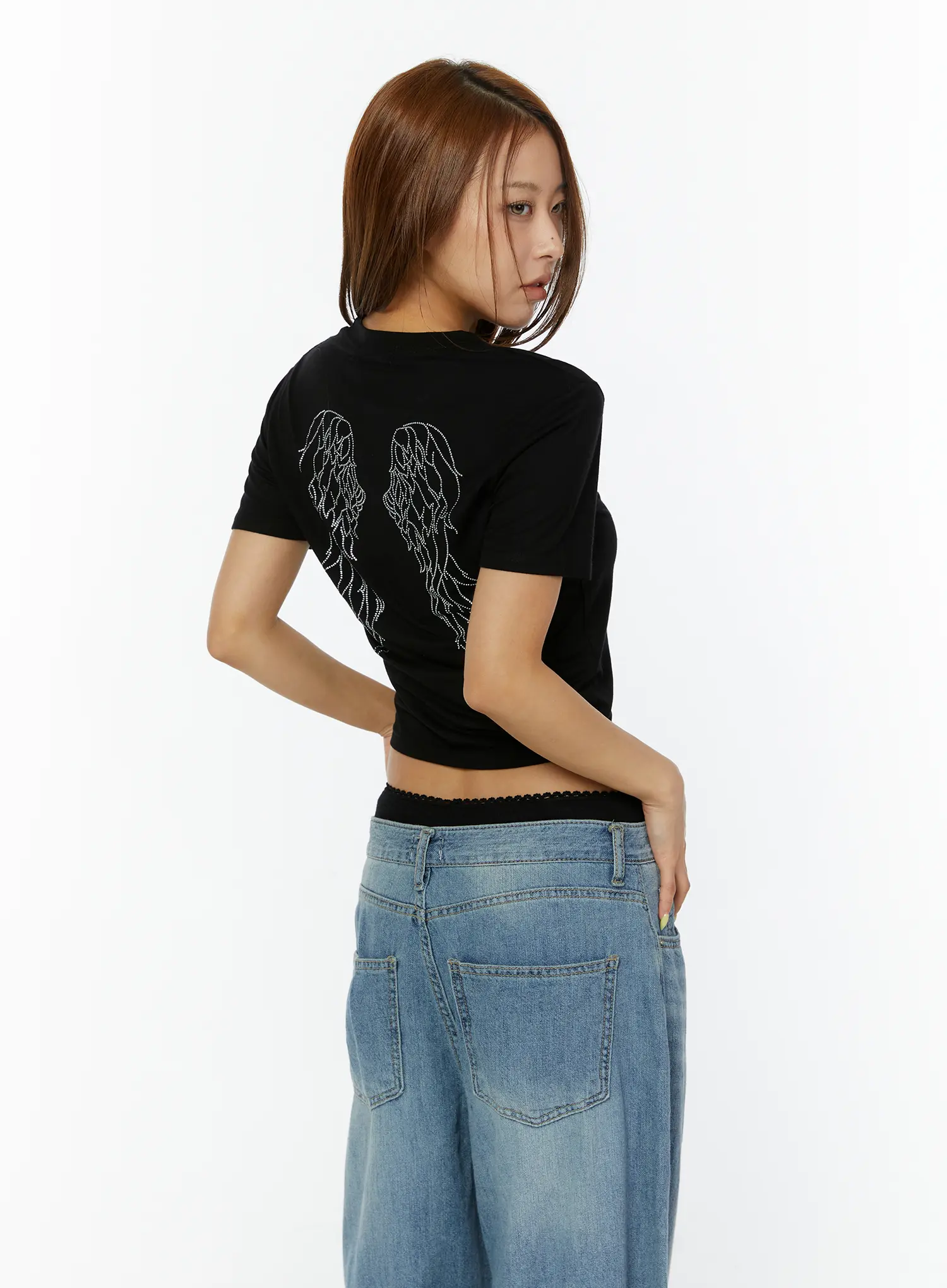 Angel Wing Graphic T-Shirt CY521 - Image 5