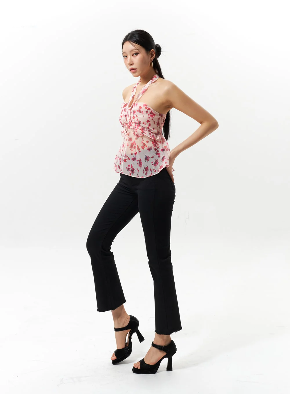 Ankle Bootcut Pants IU322 - Image 11