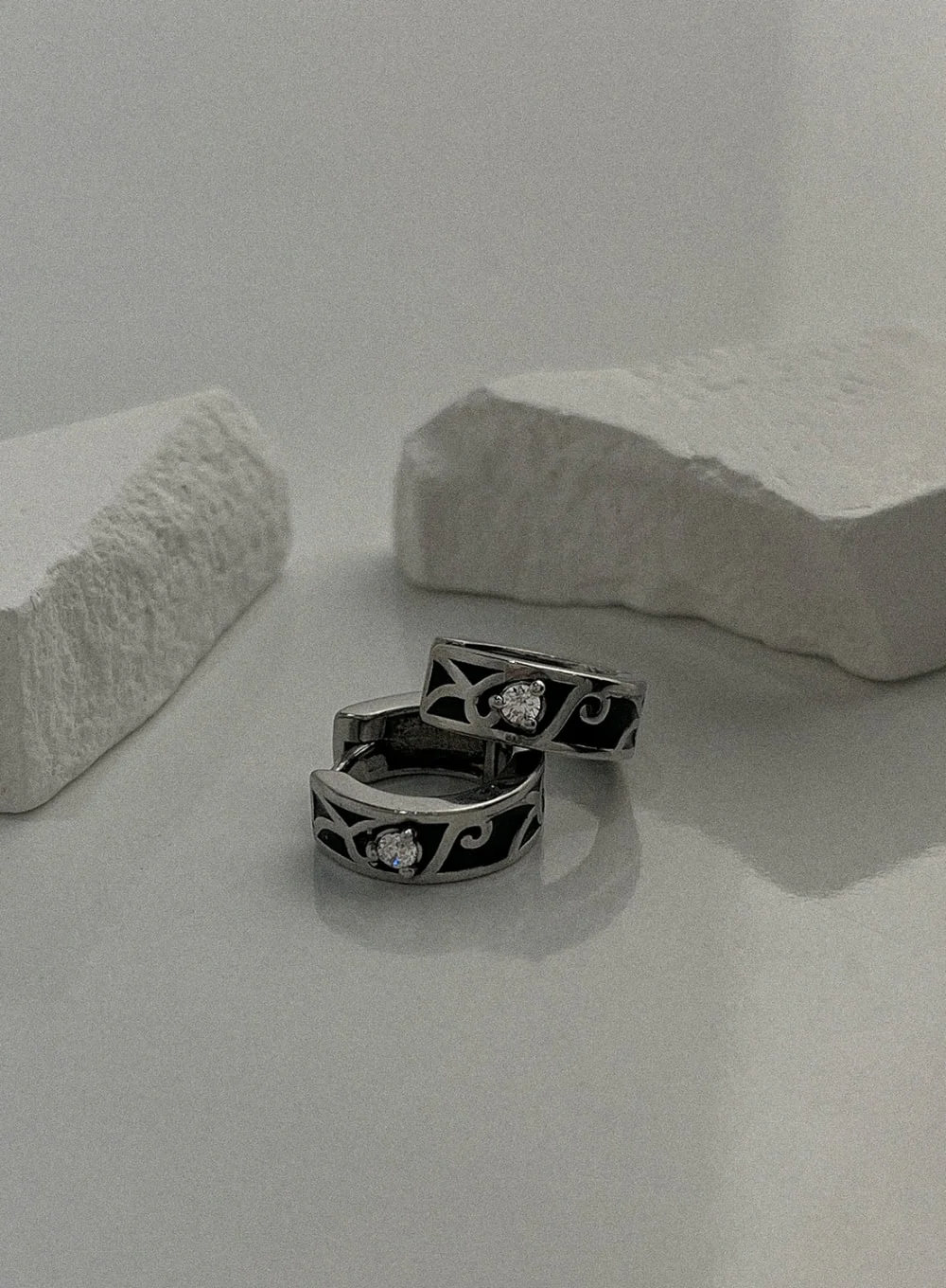 Antique Cubic Ring Earrings IL415 - Image 4