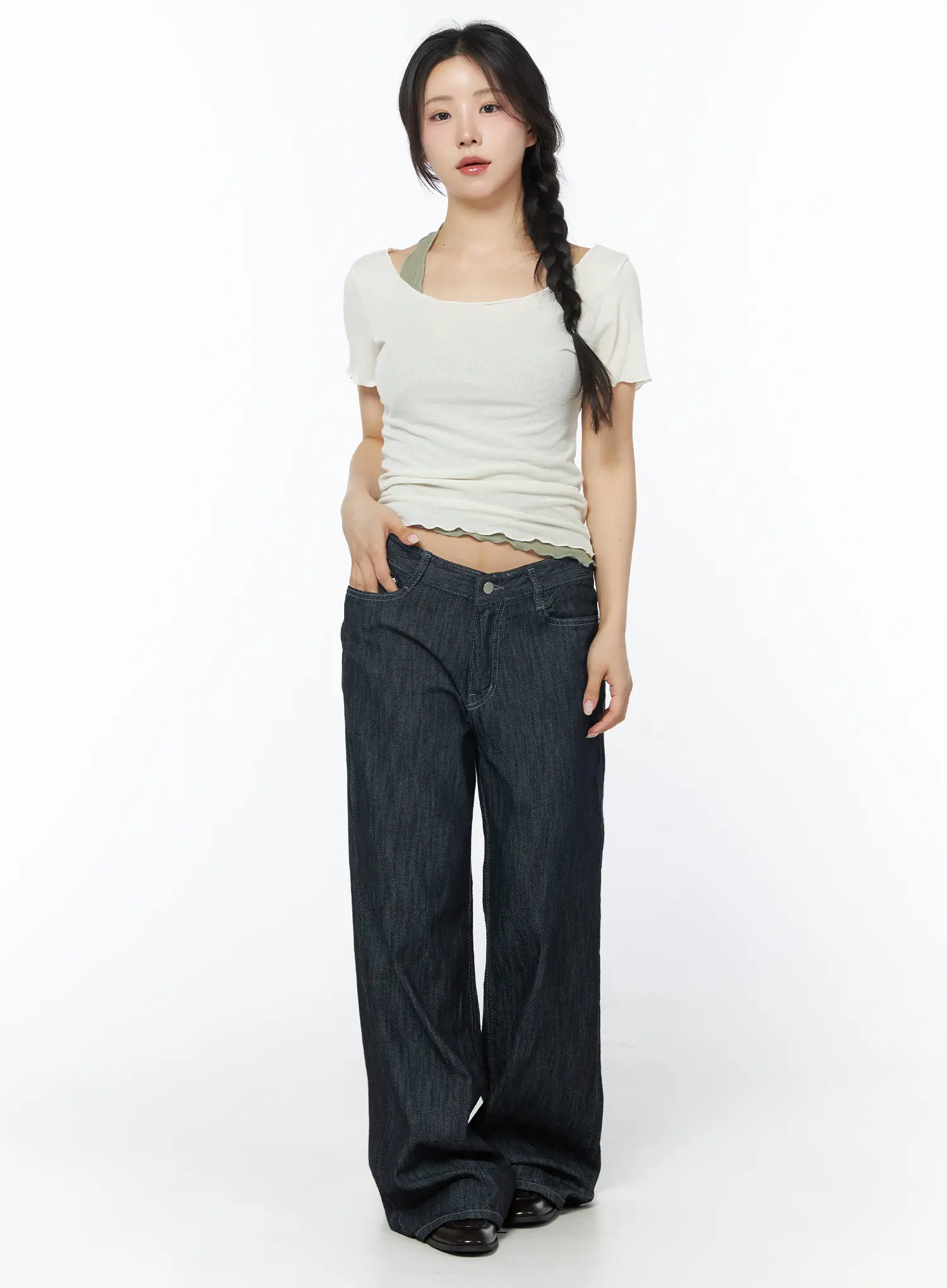 Aomi Wide Leg Jeans CY522 - Image 5