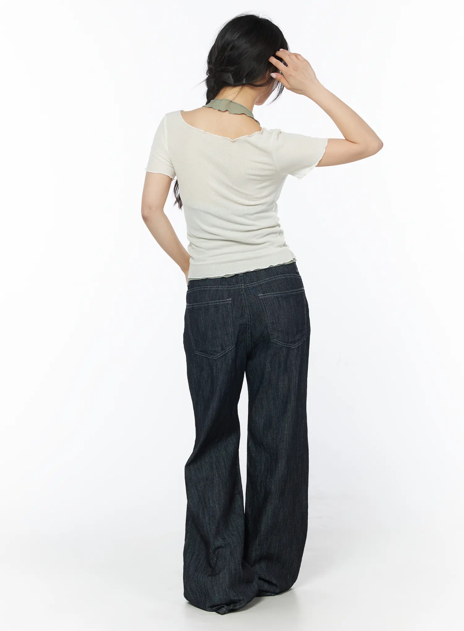 Aomi Wide Leg Jeans CY522 - Image 7