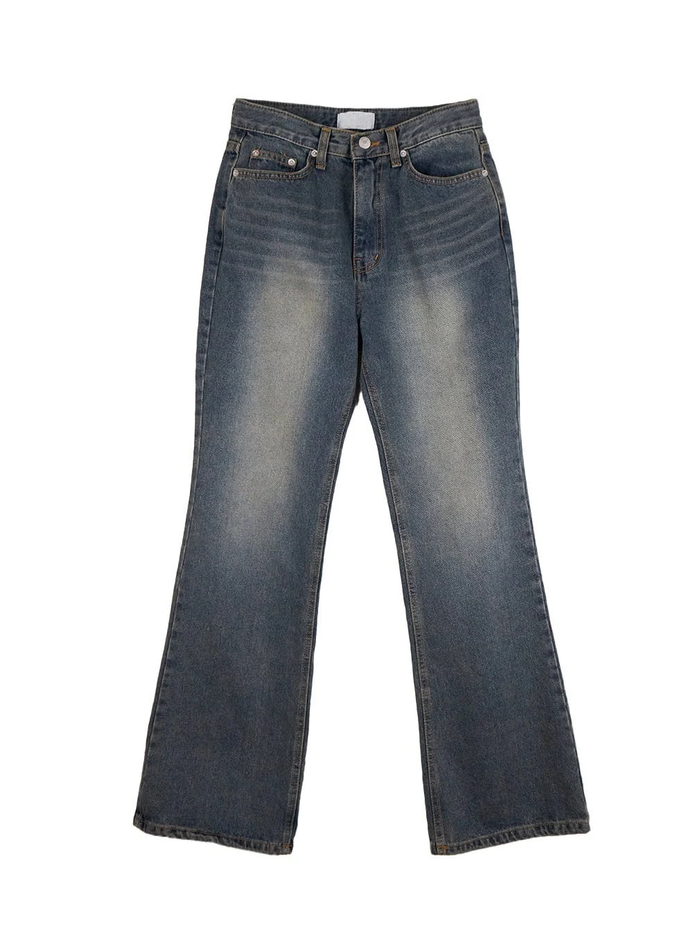 Asher Slimline Washed Bootcut Jeans ID402 - Image 12
