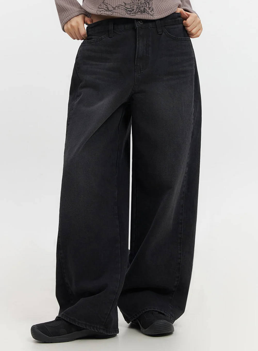 Ashly Wide-Leg Jeans IF511 - Image 2