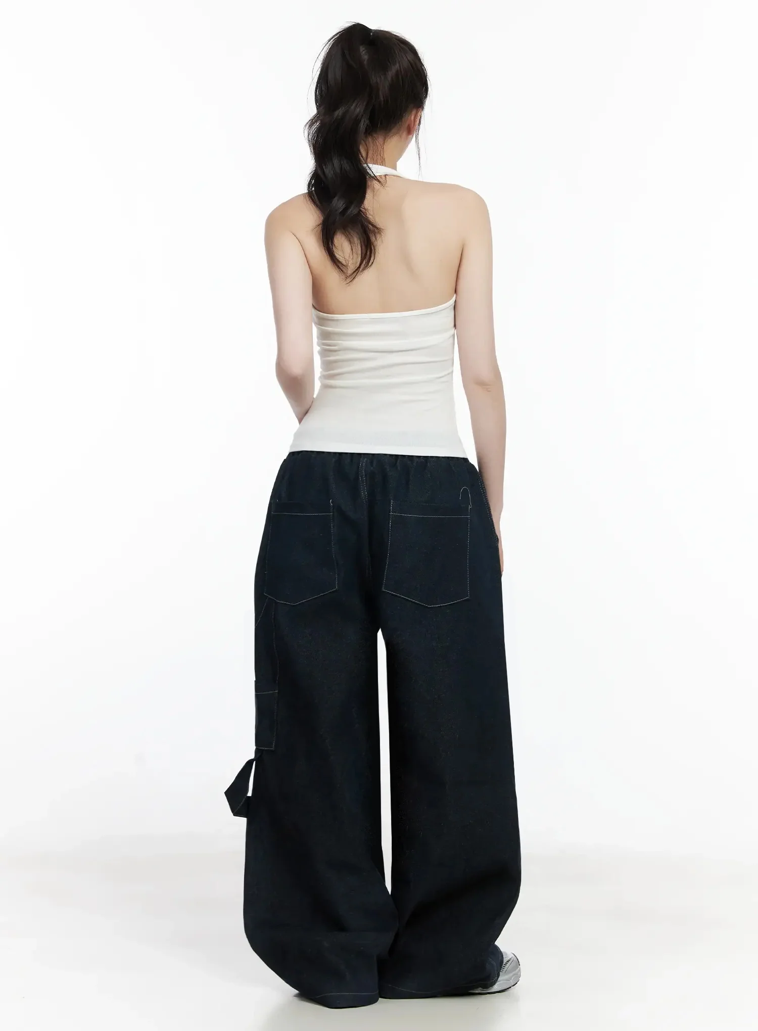 Ashlyn Carpenter Wide-Leg Jeans IJ528 - Image 8