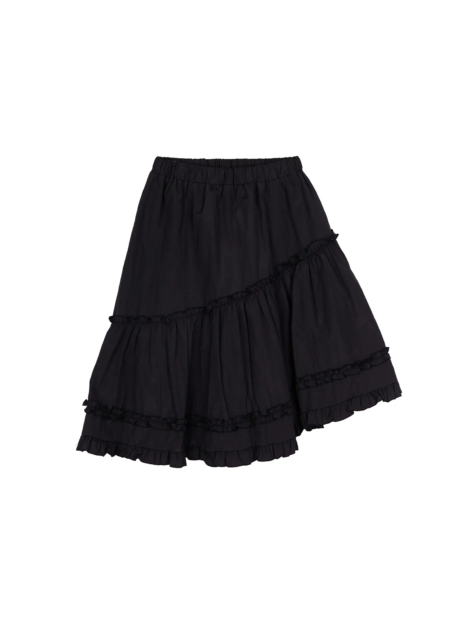 Asymmetric Frill Trim Midi Skirt CD805 - Image 11