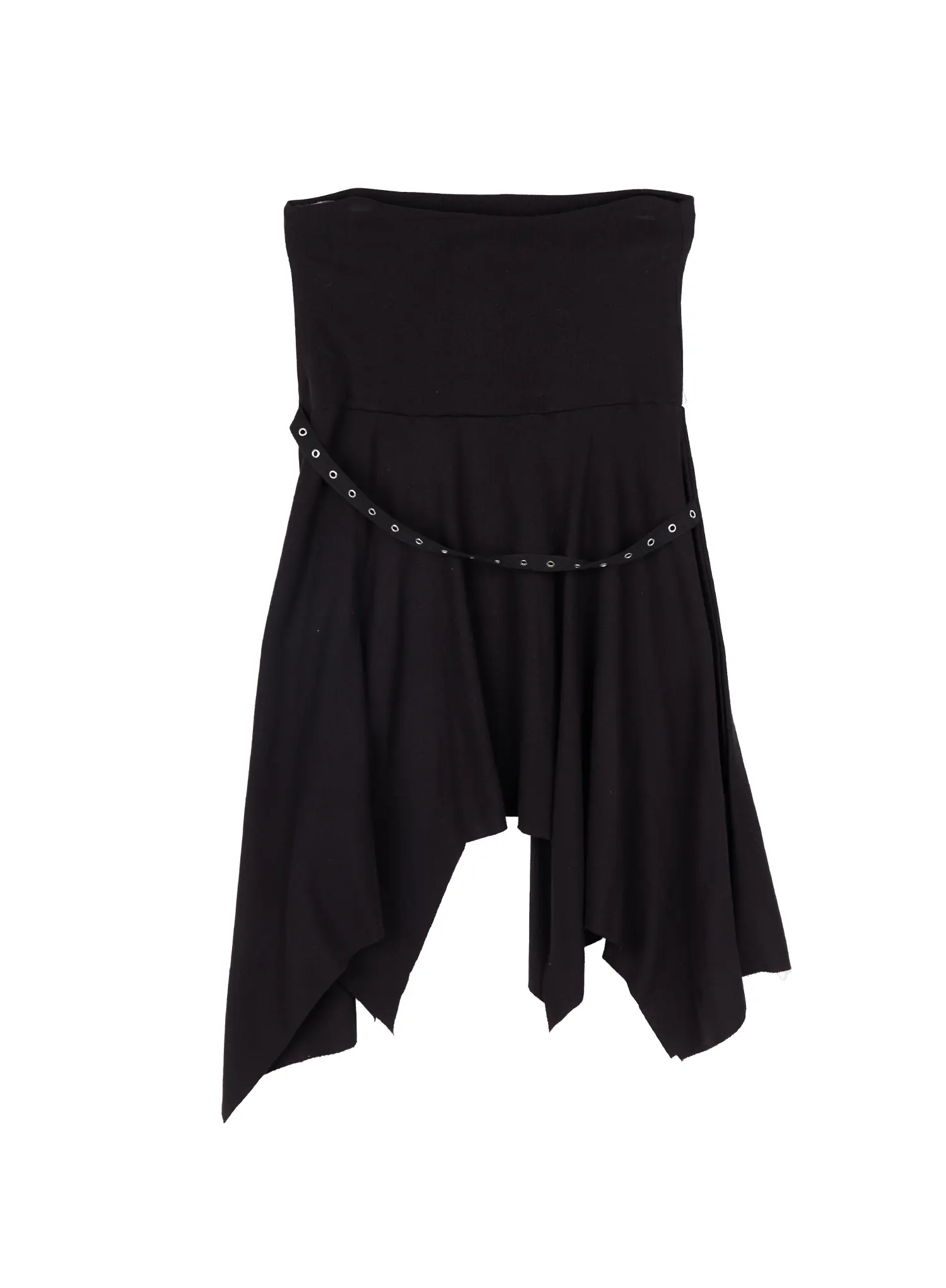 Asymmetric Hem Belted Midi Skirt CY518 - Image 10