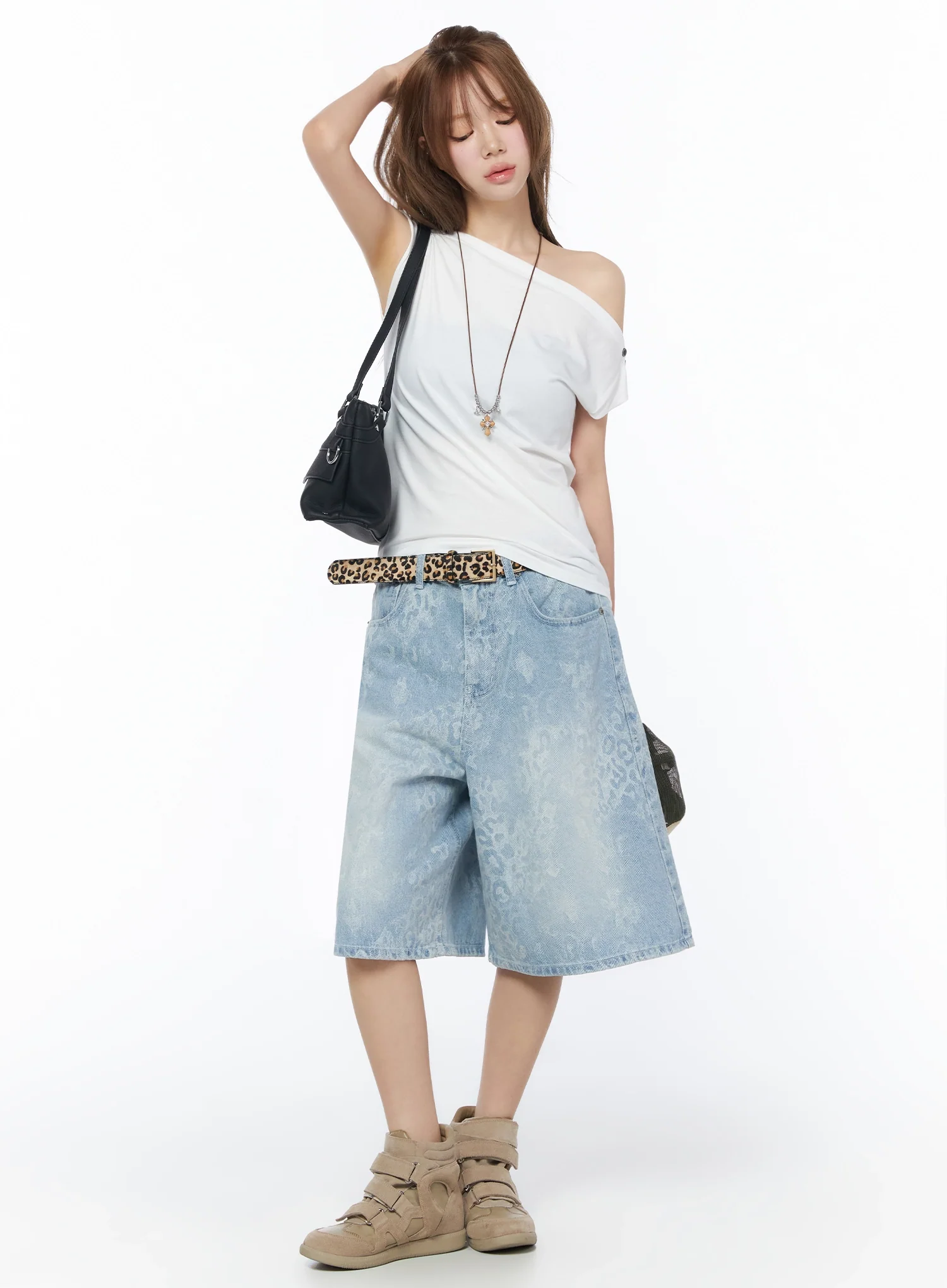 Asymmetric One-Shoulder Top IU525 - Image 11