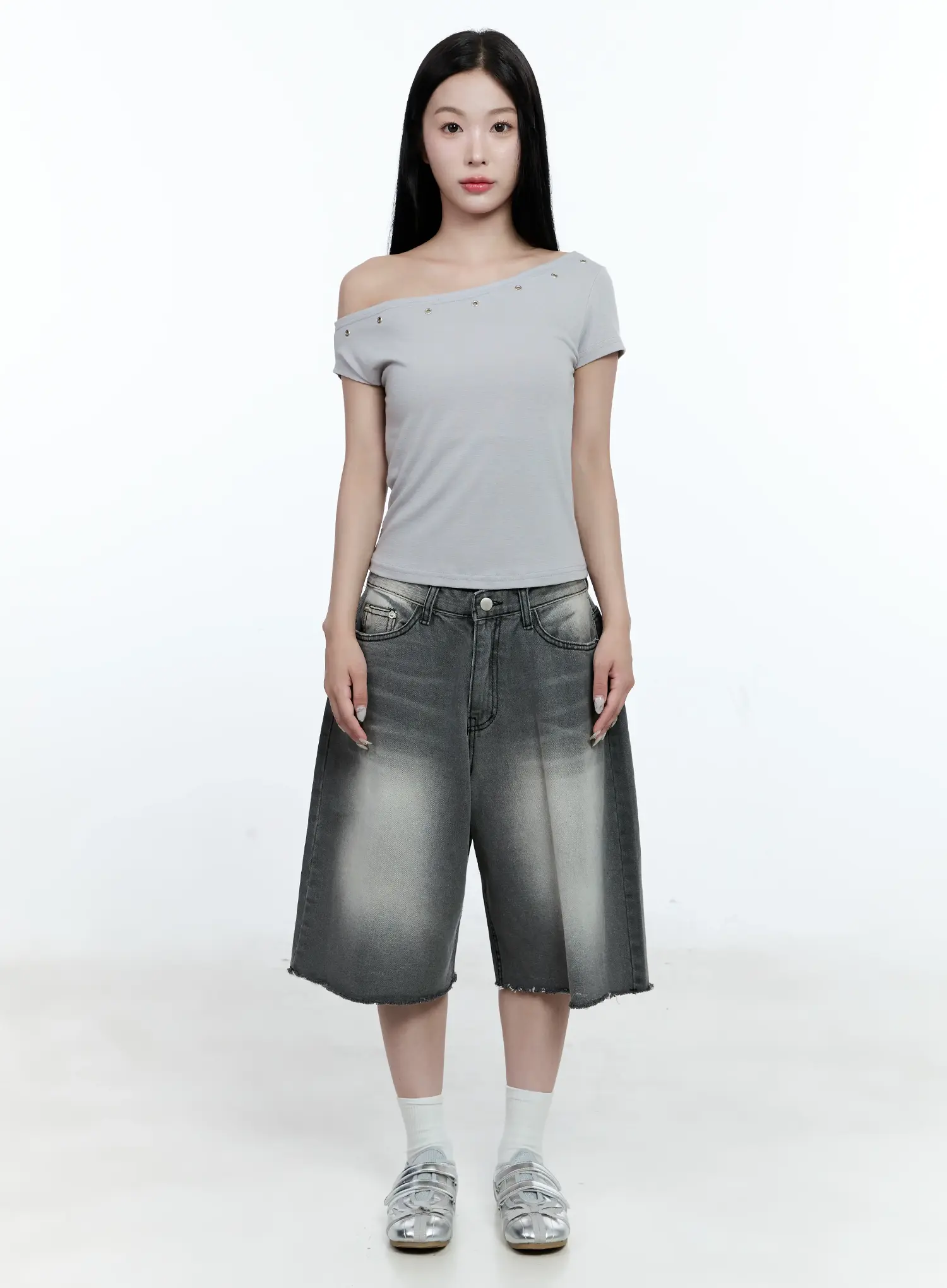 Asymmetric Studded Top CG511 - Image 2