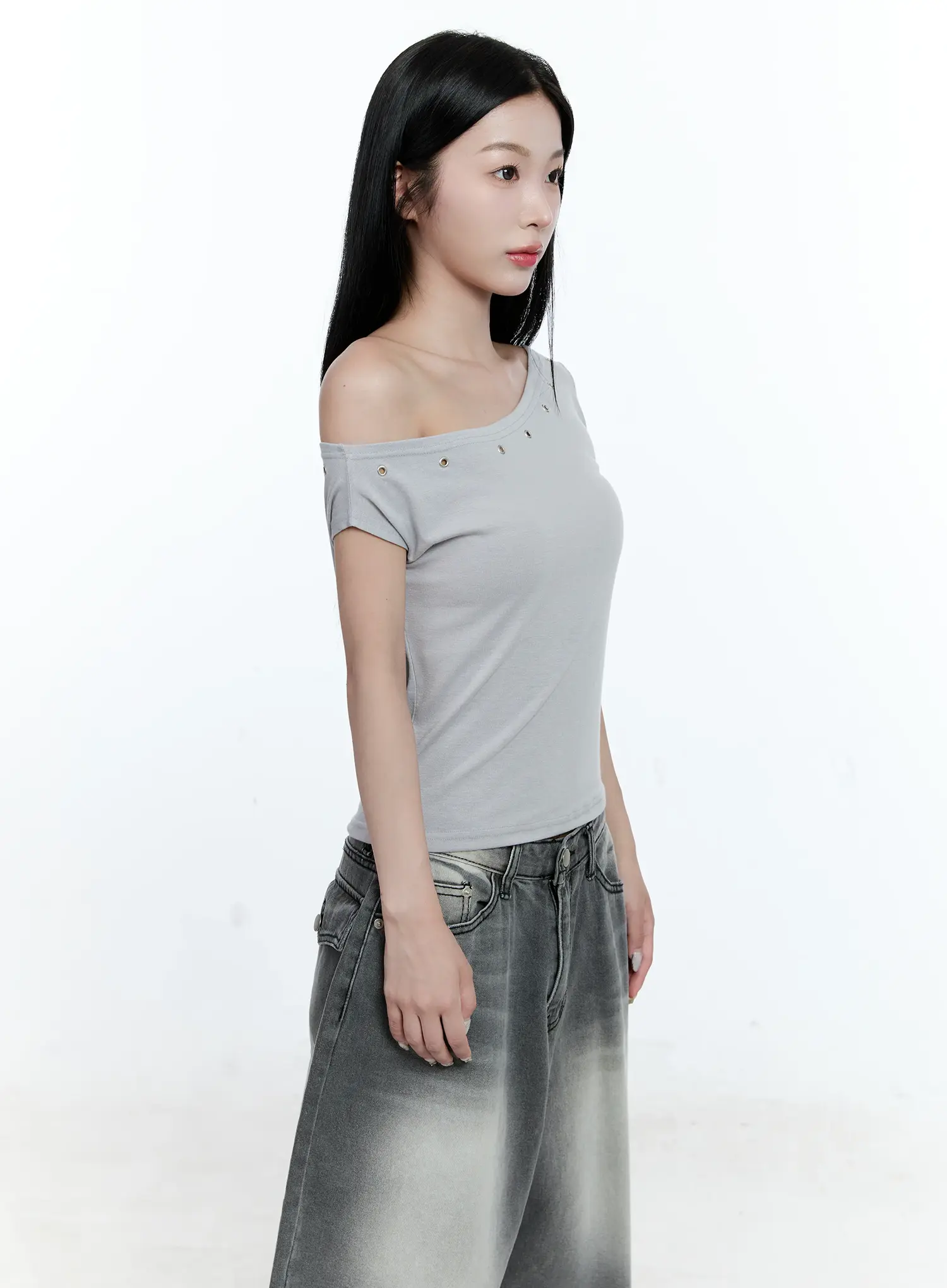 Asymmetric Studded Top CG511 - Image 9