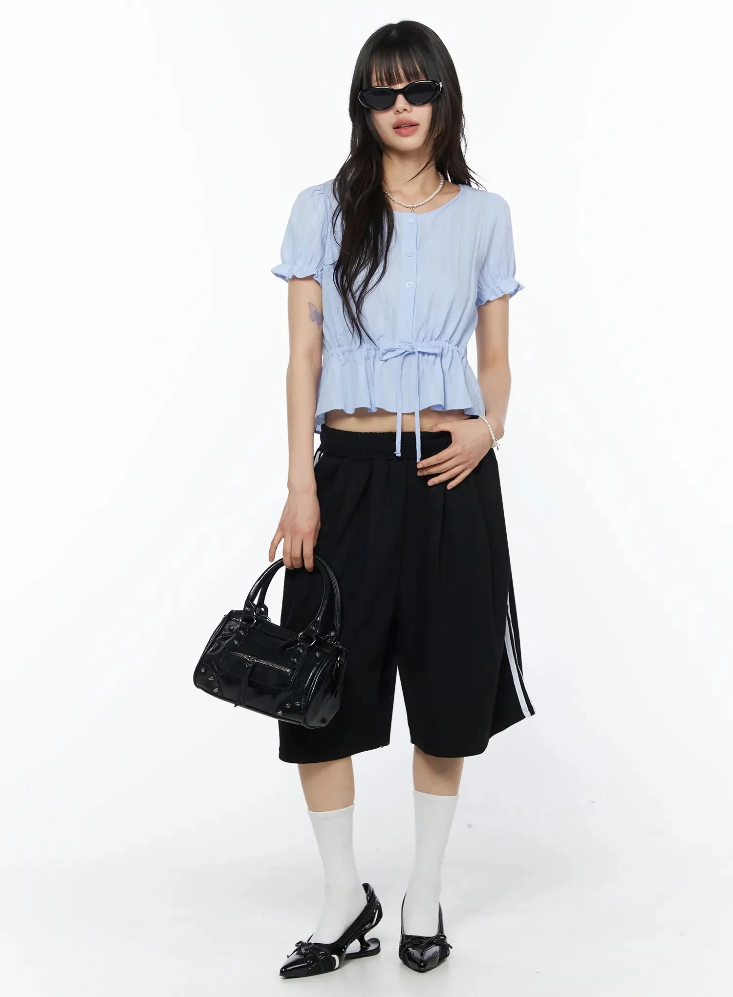 Athletic Bermuda Shorts IY525 - Image 4