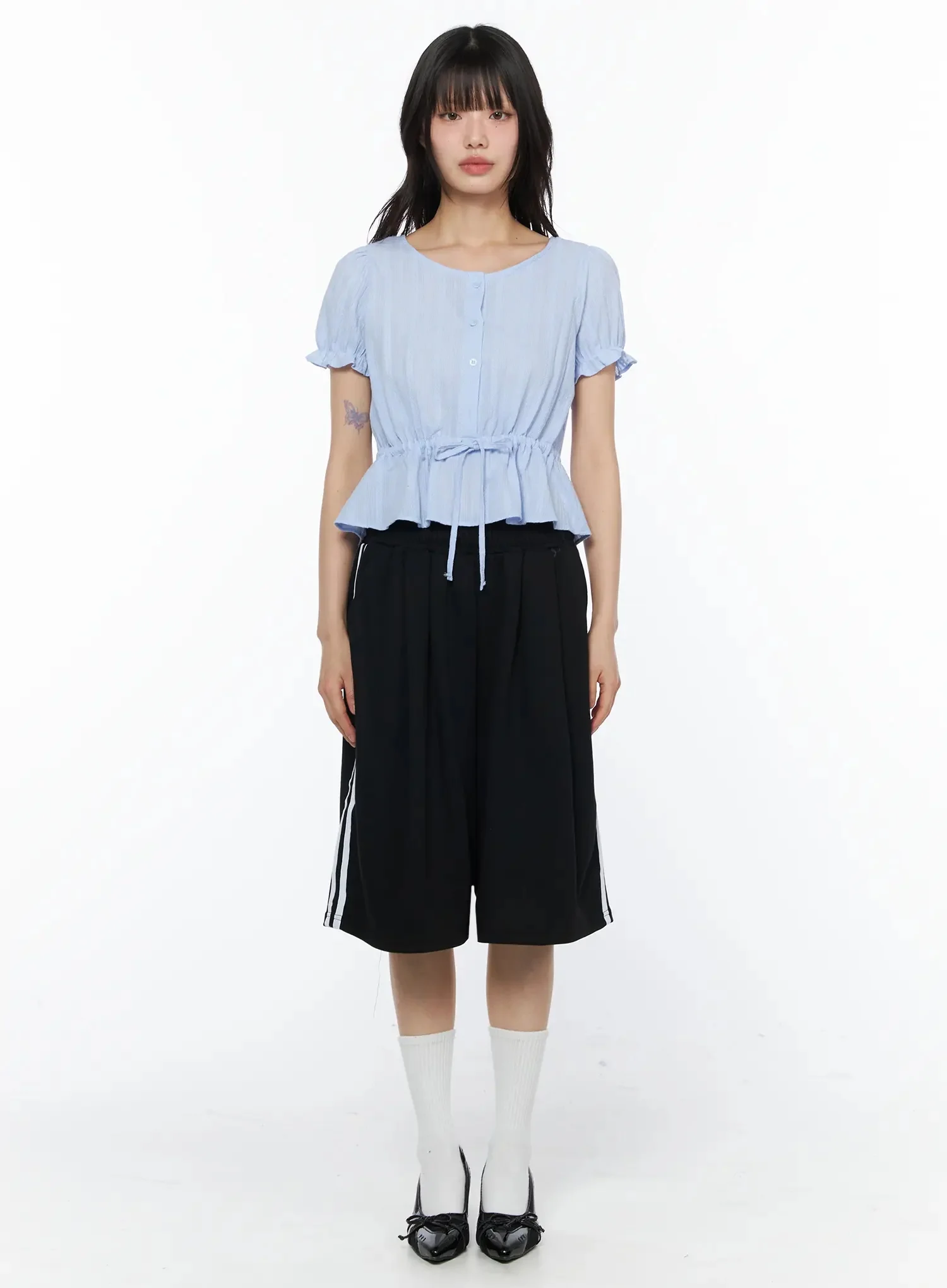Athletic Bermuda Shorts IY525 - Image 7
