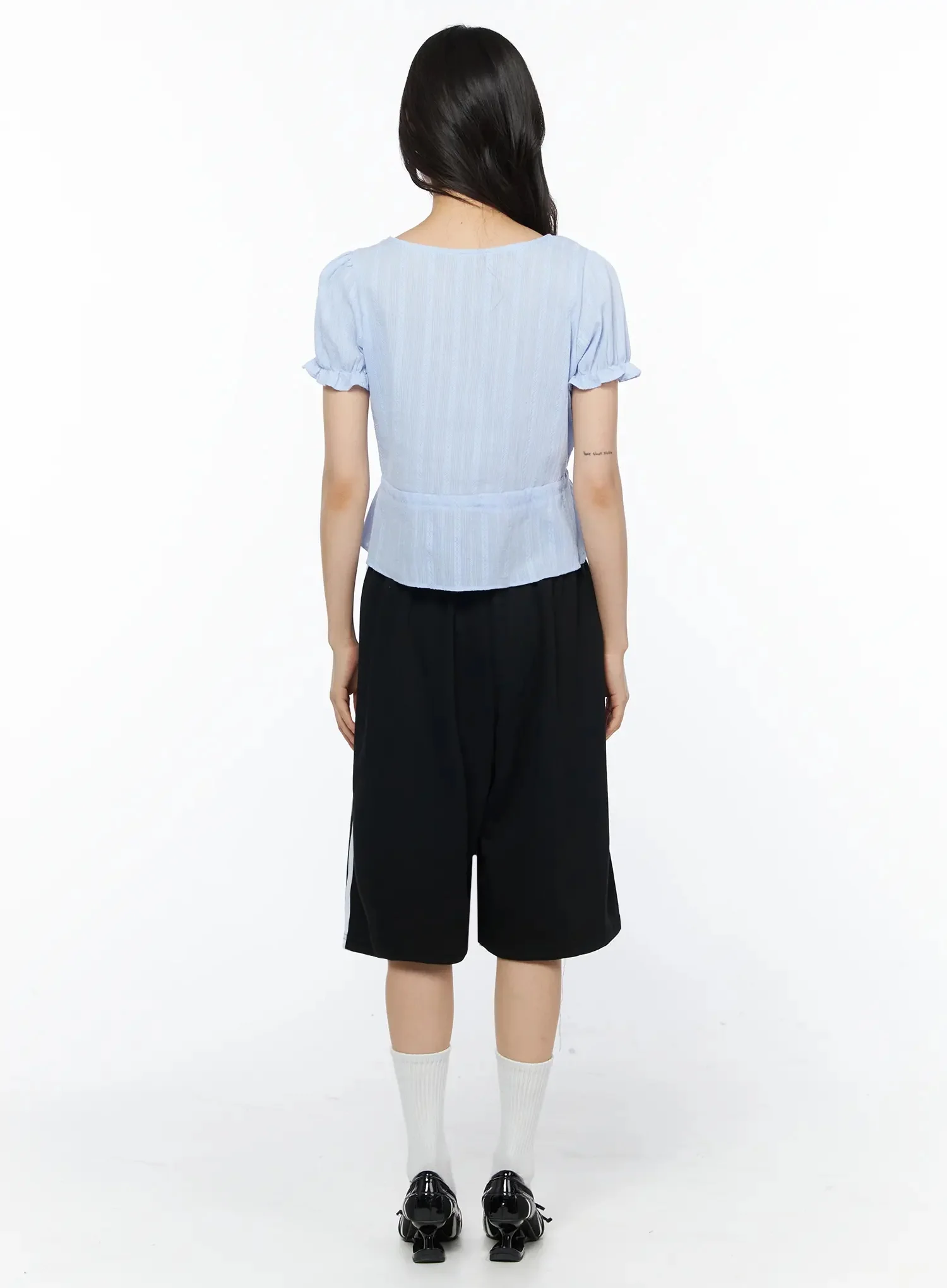 Athletic Bermuda Shorts IY525 - Image 9