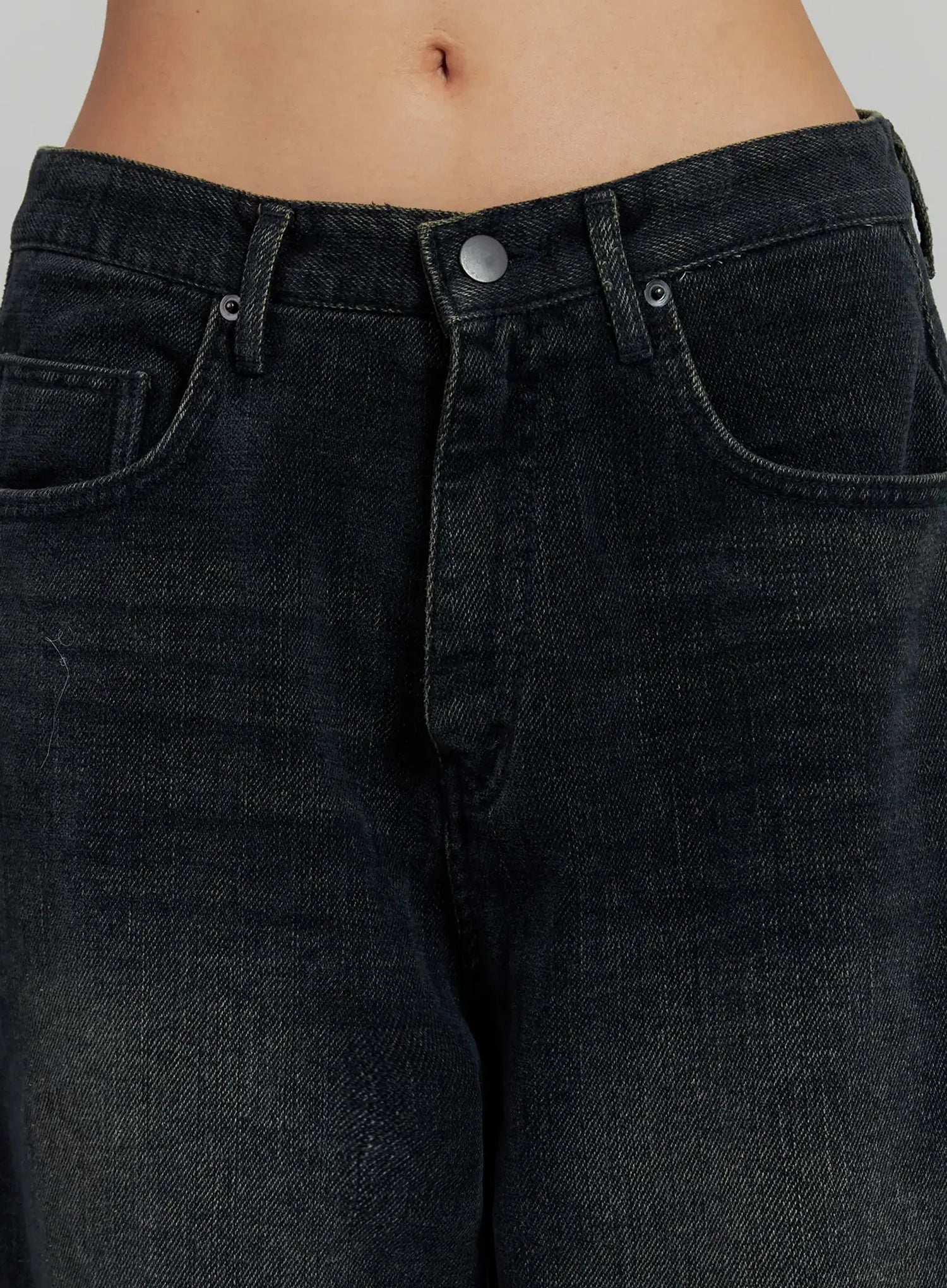 Aubree Washed Wide Jeans IJ502 - Image 4