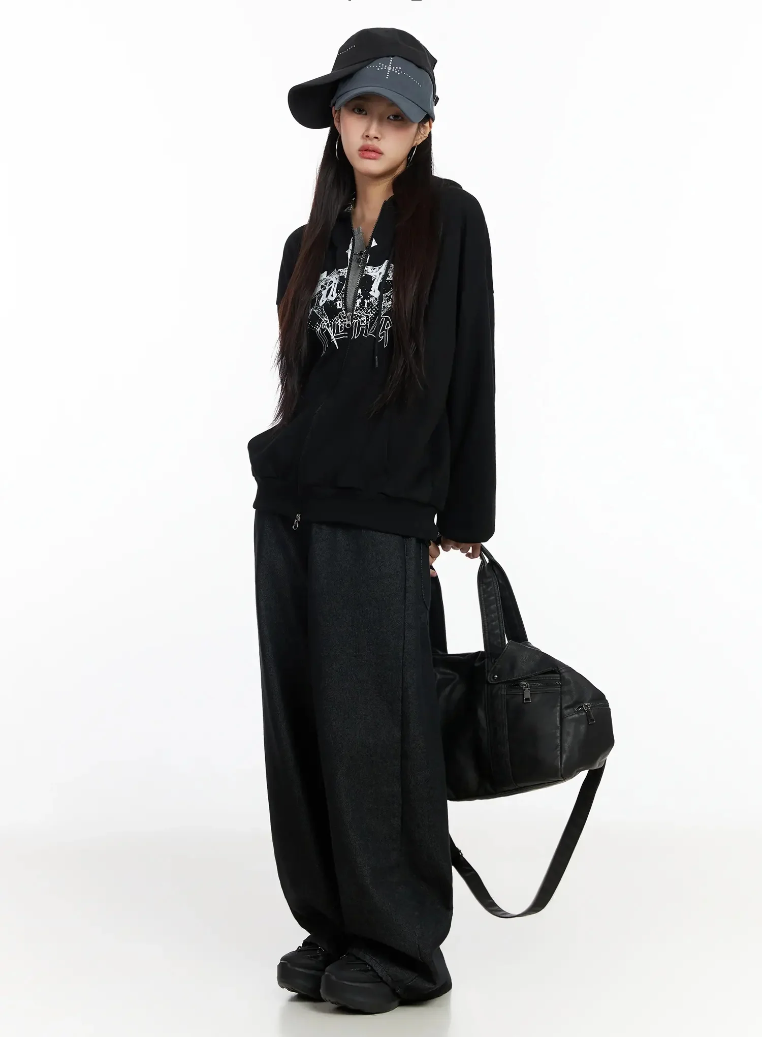 Ayah Casual Wide Leg Jeans IM530 - Image 13