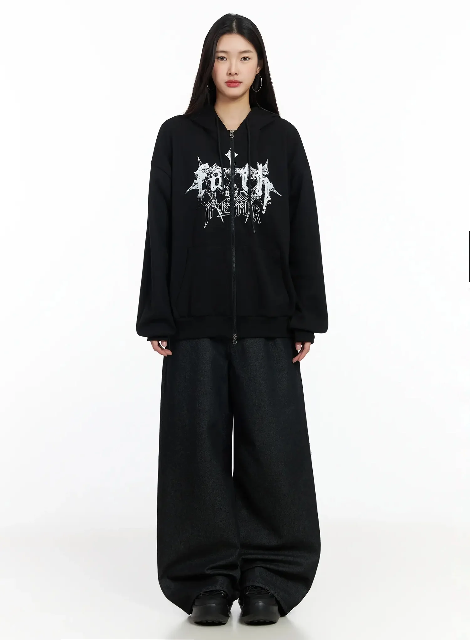 Ayah Casual Wide Leg Jeans IM530 - Image 6