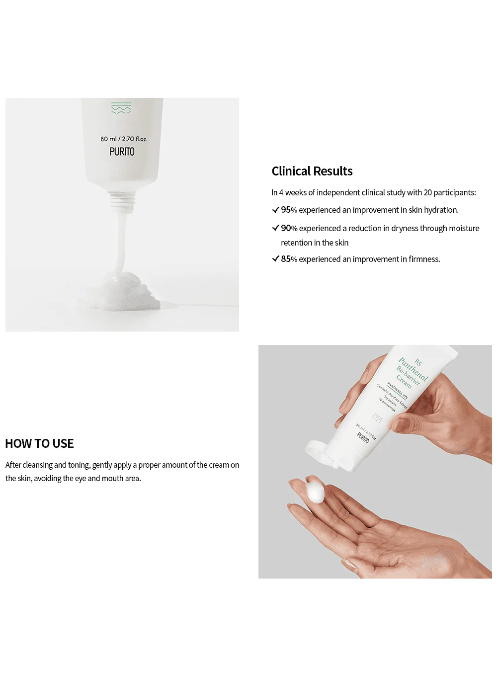 B5 Panthenol Re-barrier Cream (mini) (15ml) - Image 4