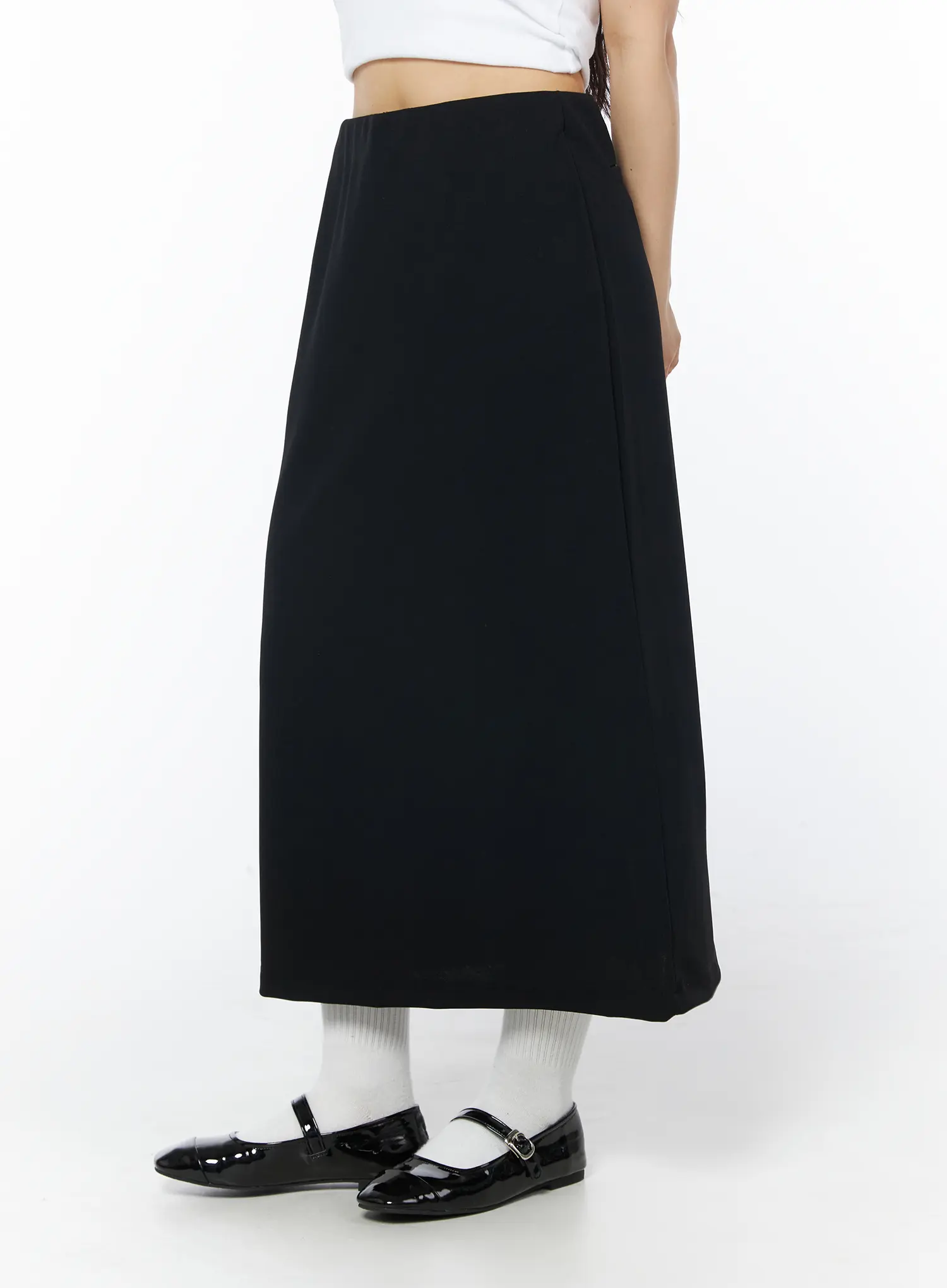 Back Slit Straight Maxi Skirt CD805 - Image 3